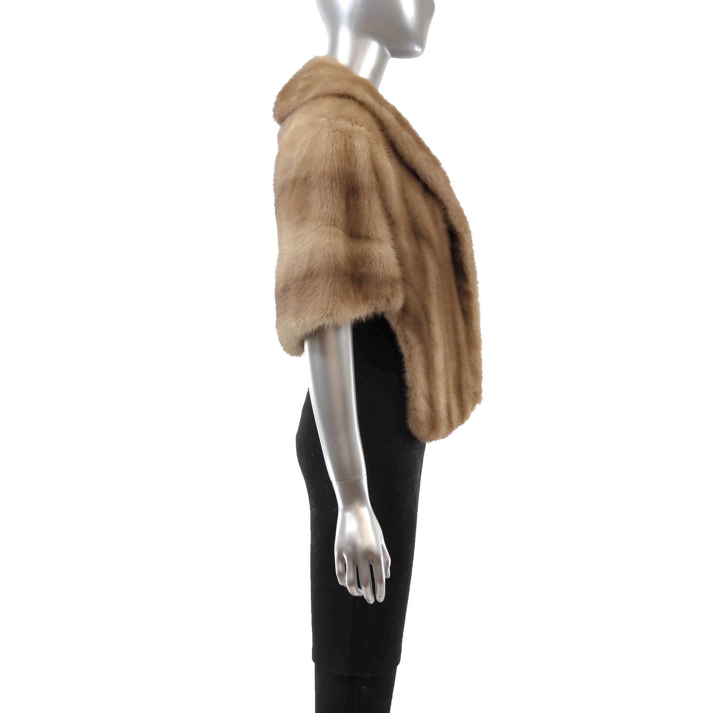 Light Brown Mink Stole- Size Free