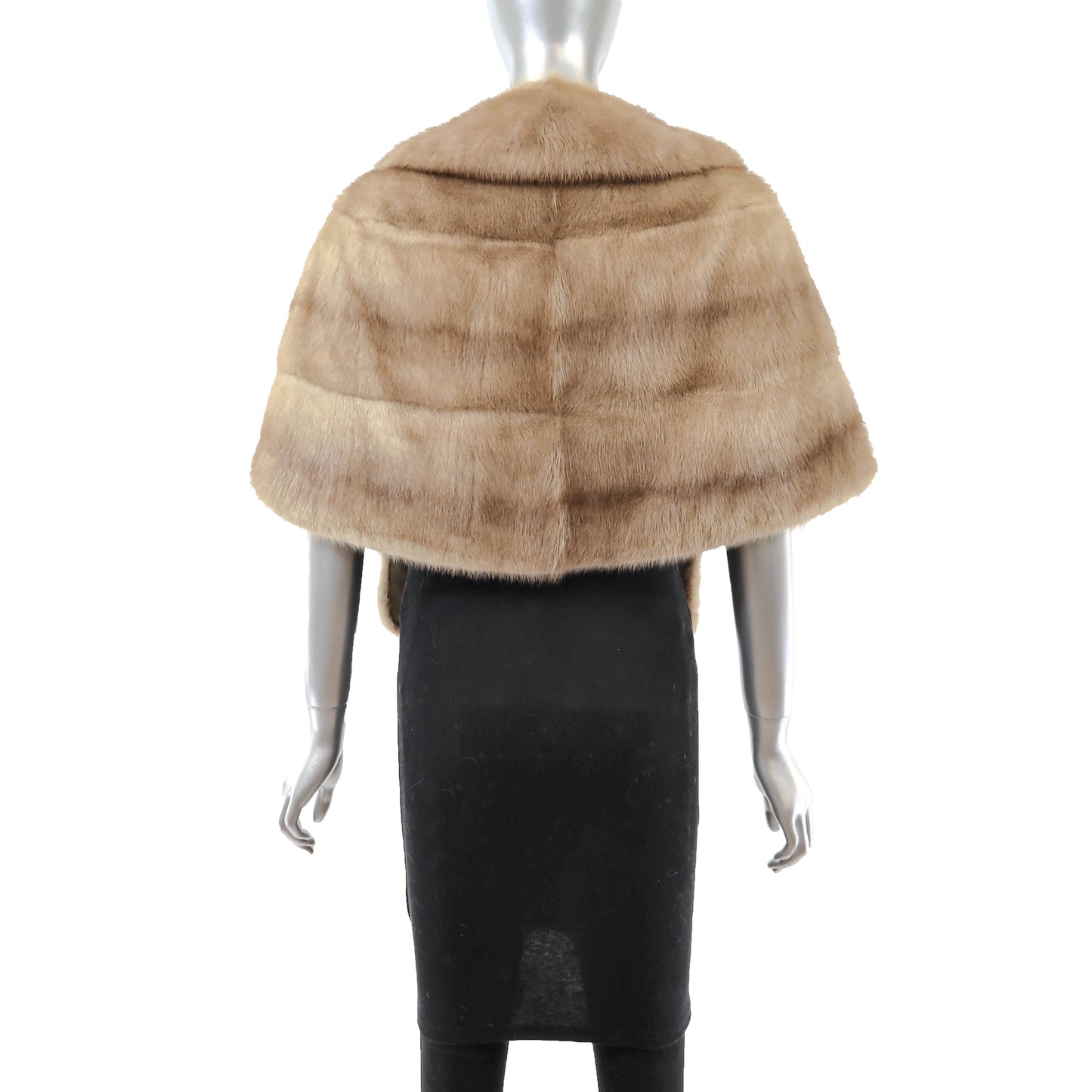 Light Brown Mink Stole- Size Free