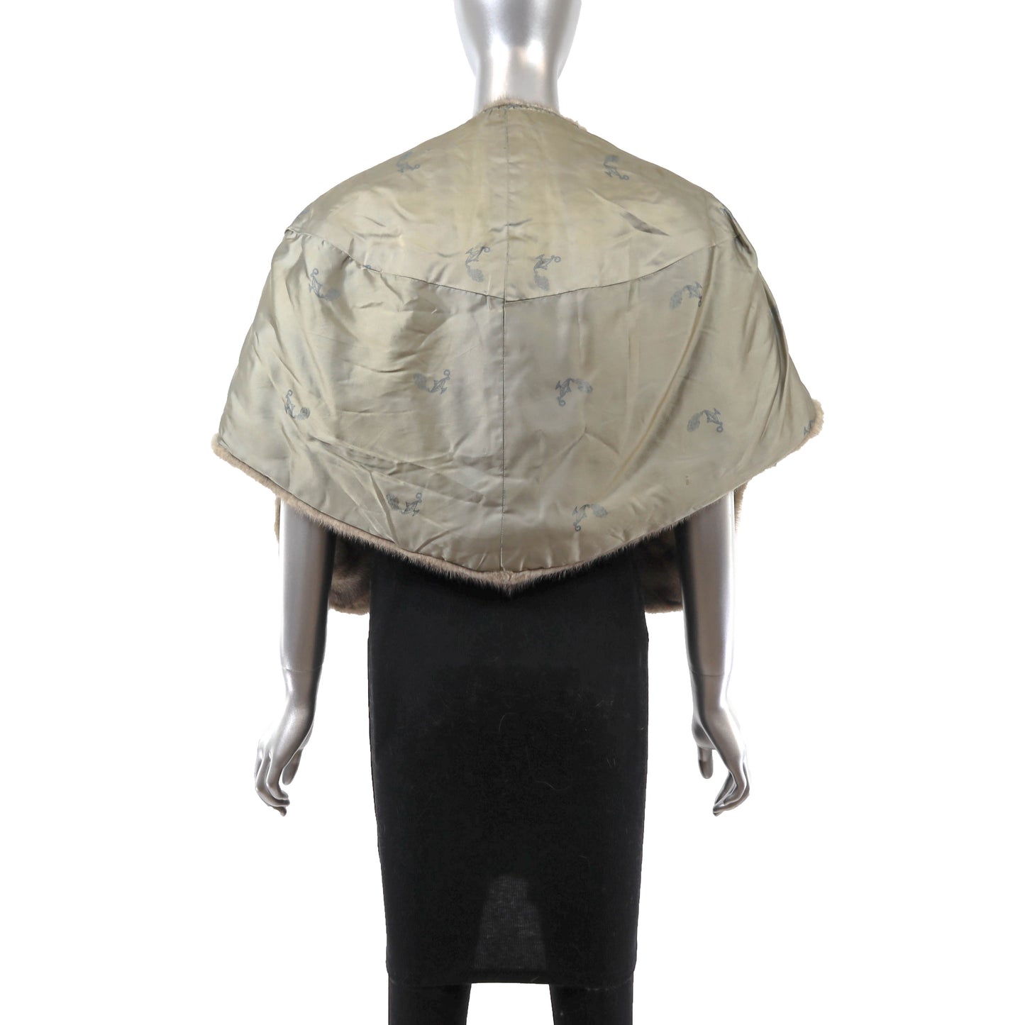 Grey Mink Stole- Size Free