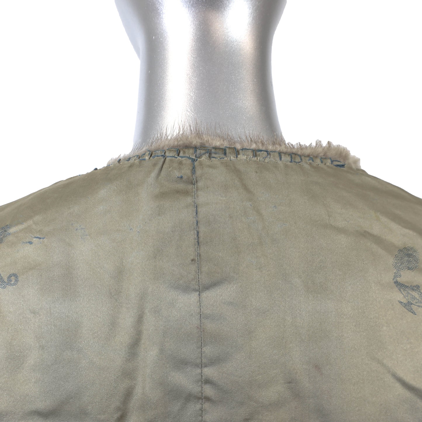 Grey Mink Stole- Size Free