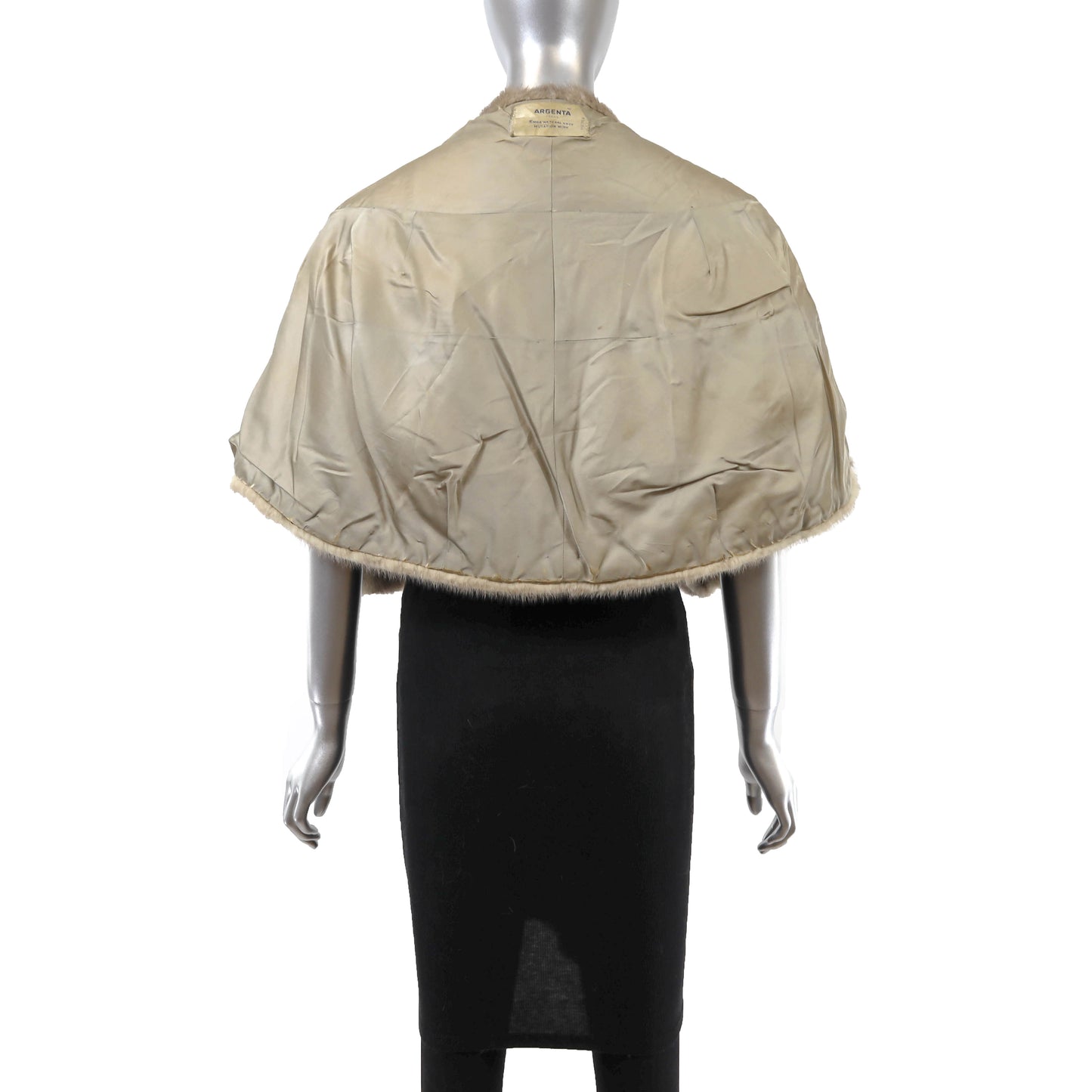 Grey Mink Stole- Size M