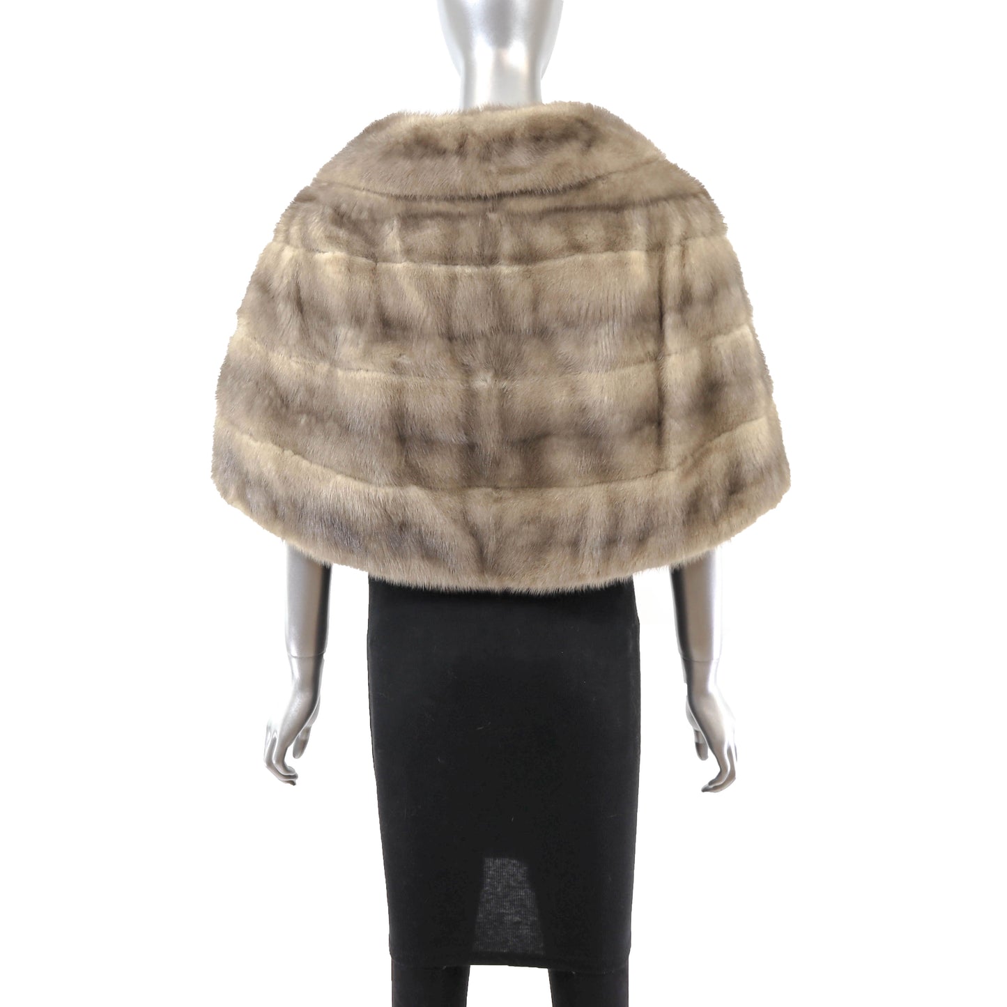 Grey Mink Stole- Size M