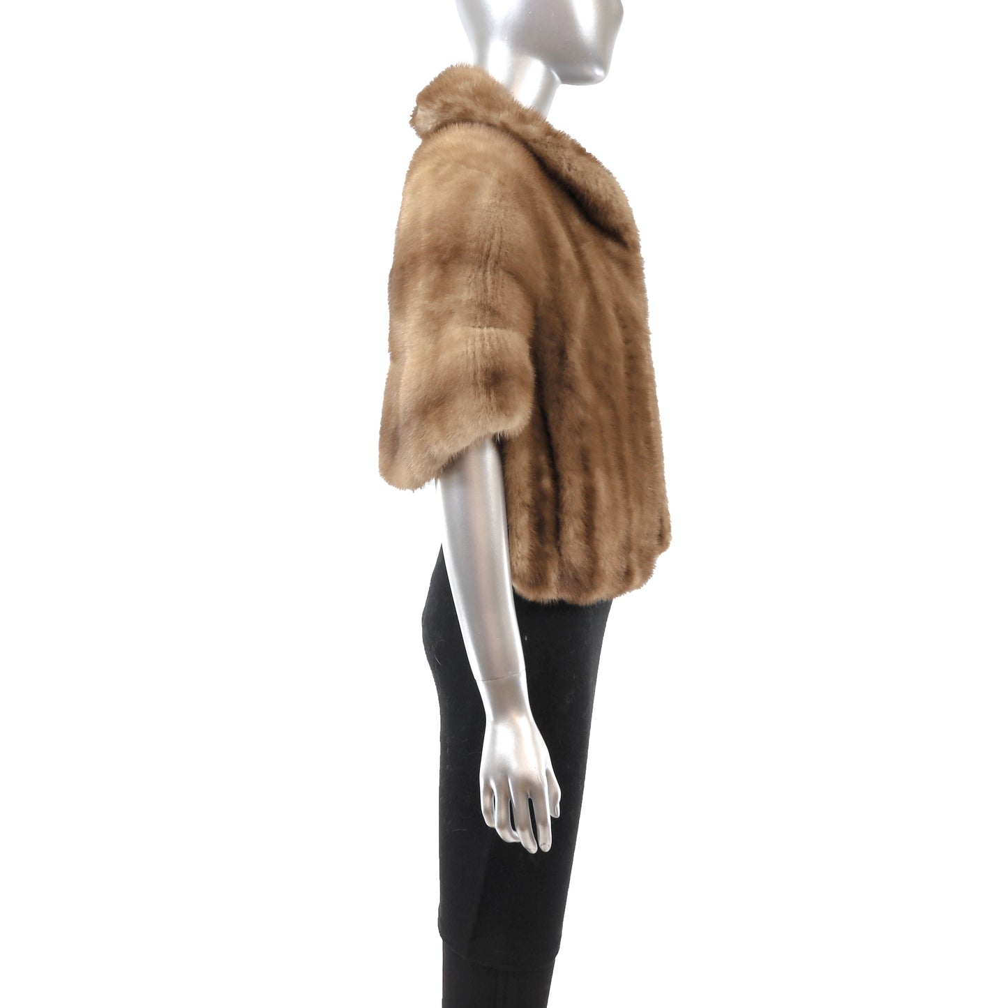 Light Brown Mink Stole- Size Free