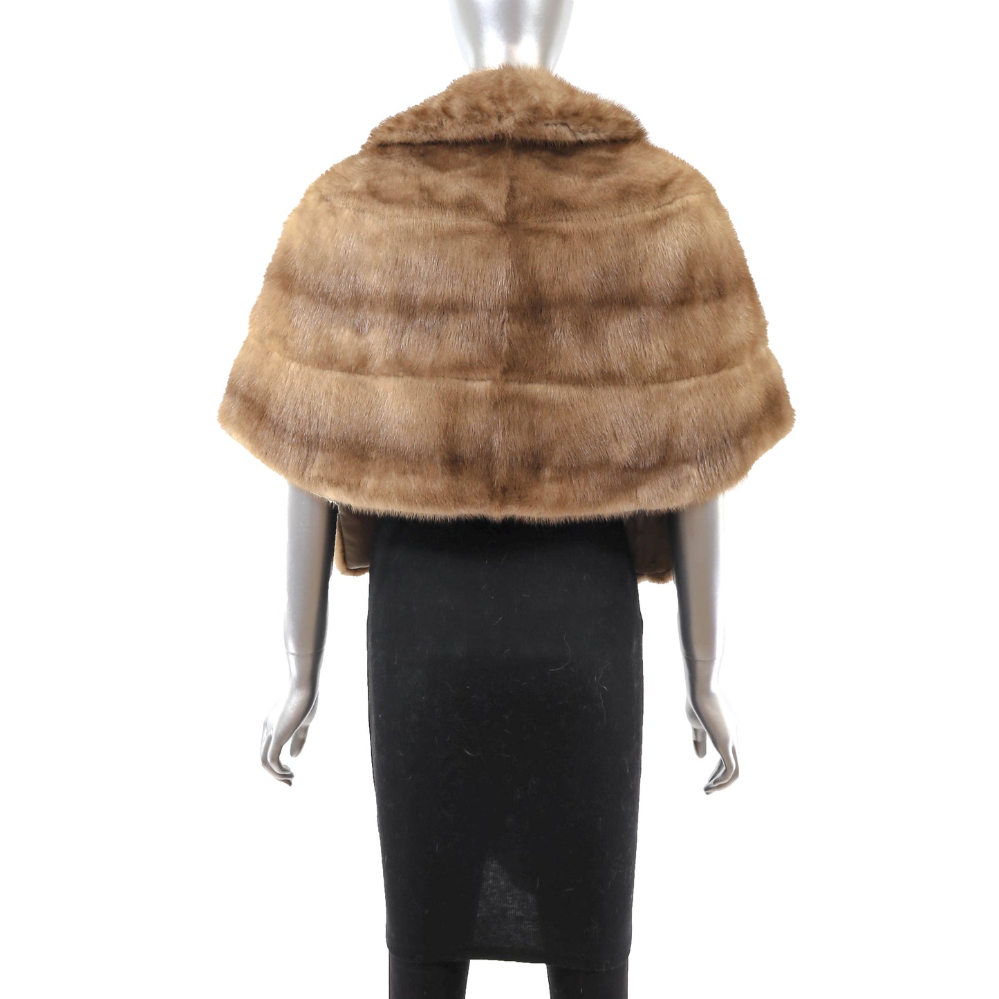 Light Brown Mink Stole- Size Free