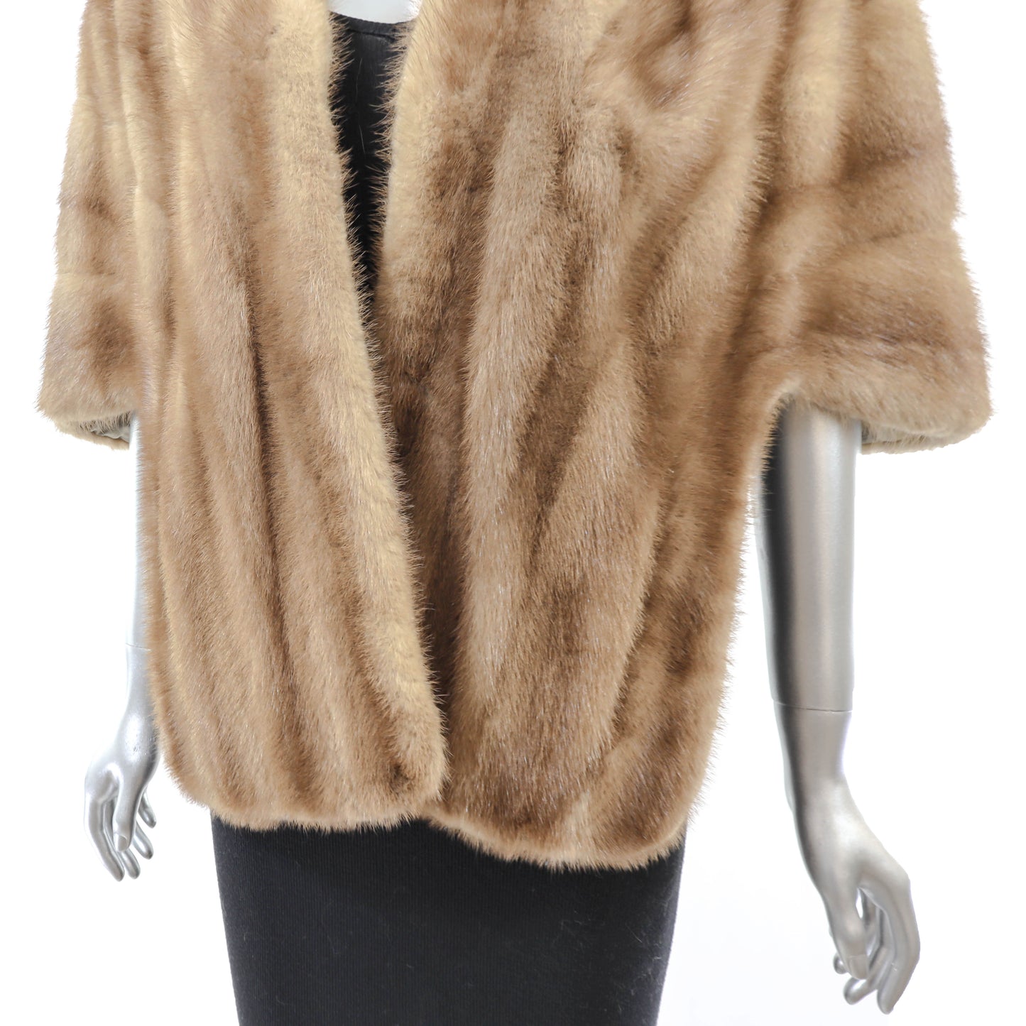 Light Brown Mink Stole- Size Free