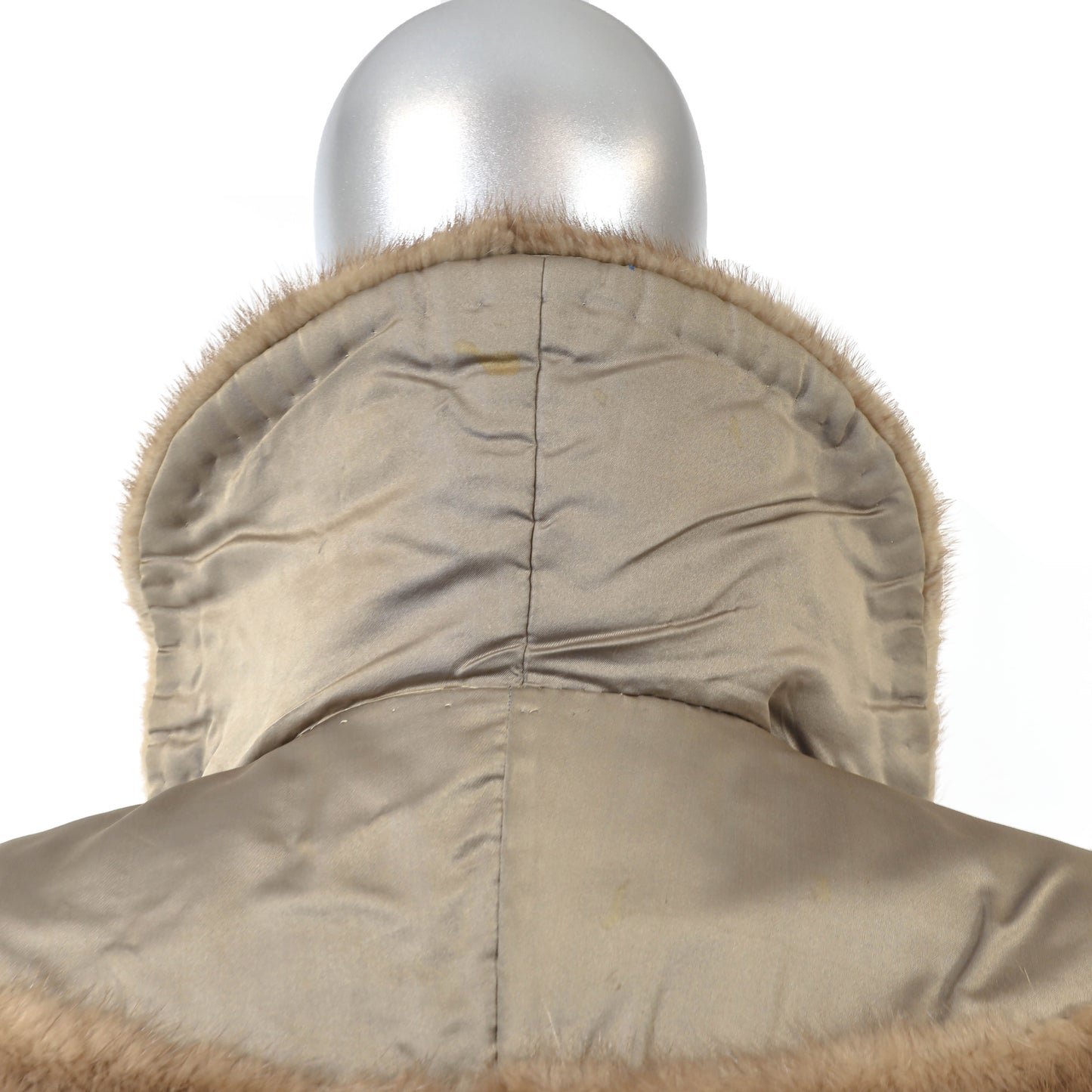 Light Brown Mink Stole- Size Free
