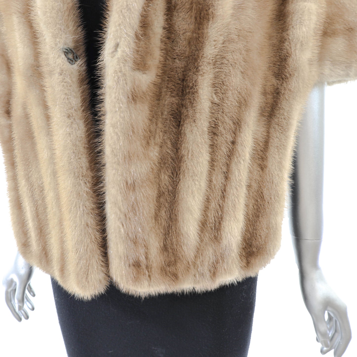 Light Brown Mink Stole- Size M