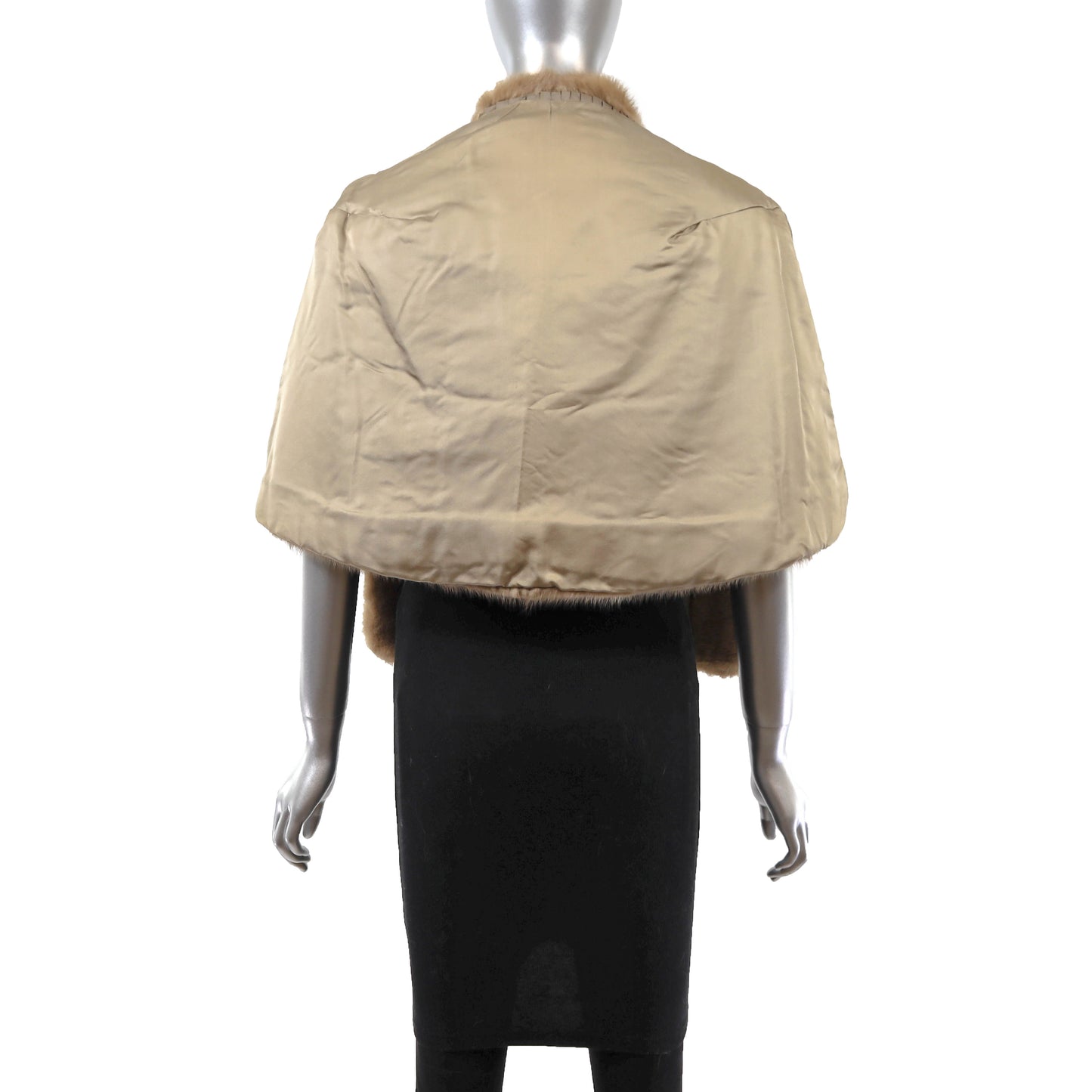 Light Brown Mink Stole- Size Free