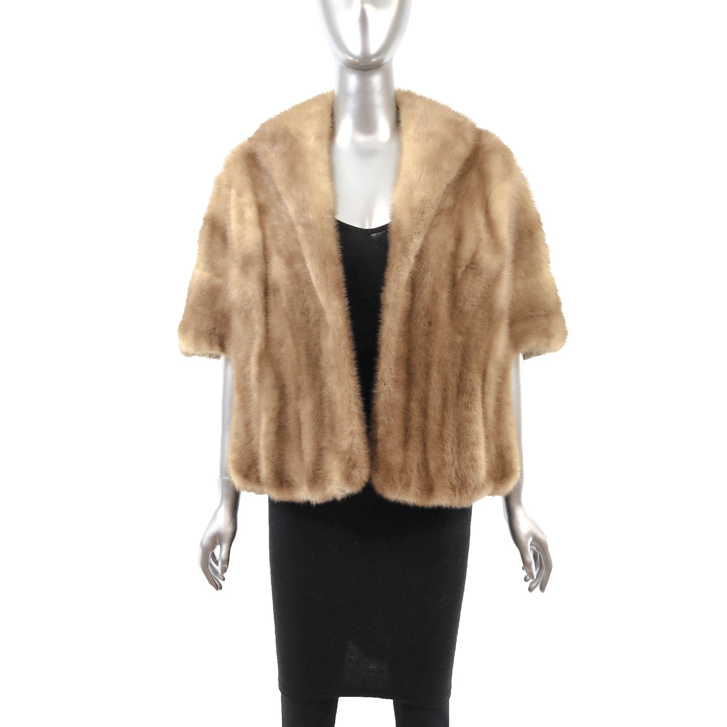 Light Brown Mink Stole- Size Free