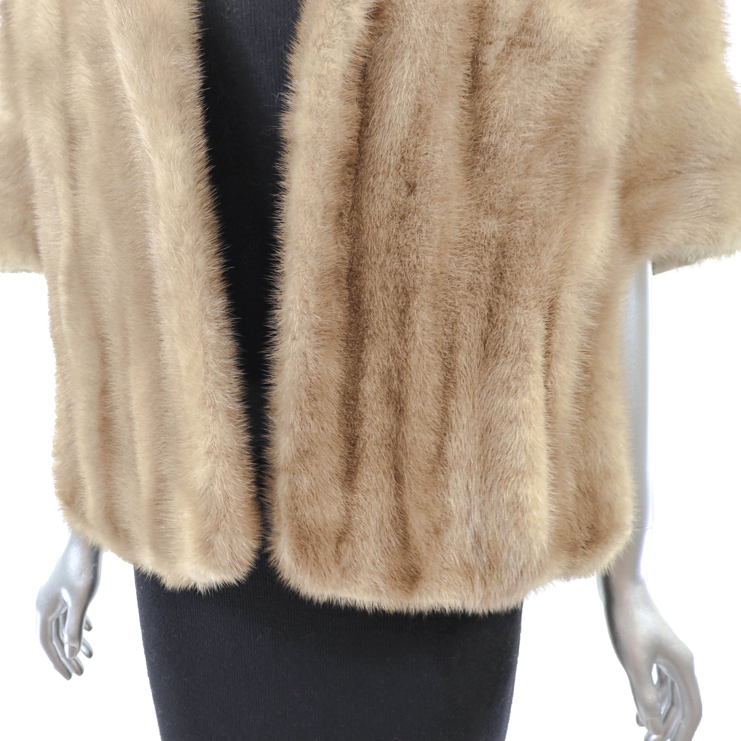 Light Brown Mink Stole- Size Free