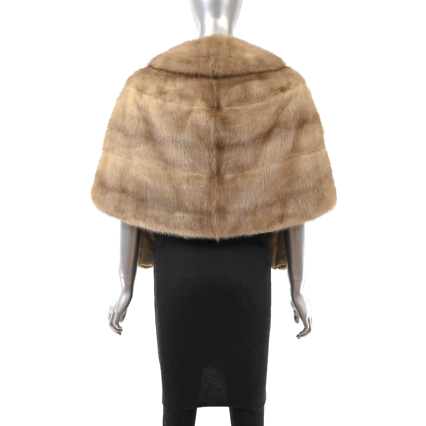 Light Brown Mink Stole- Size Free