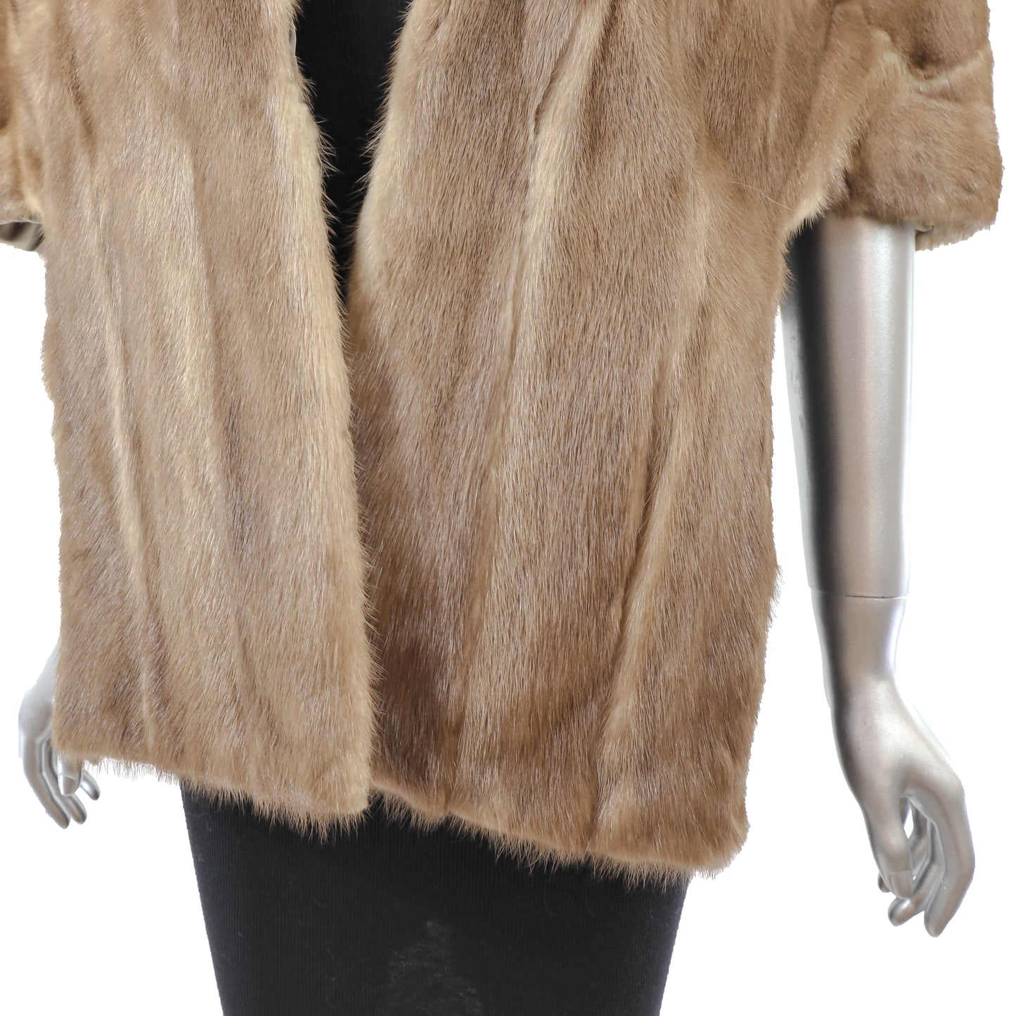 Light Brown Mink Stole- Size Free