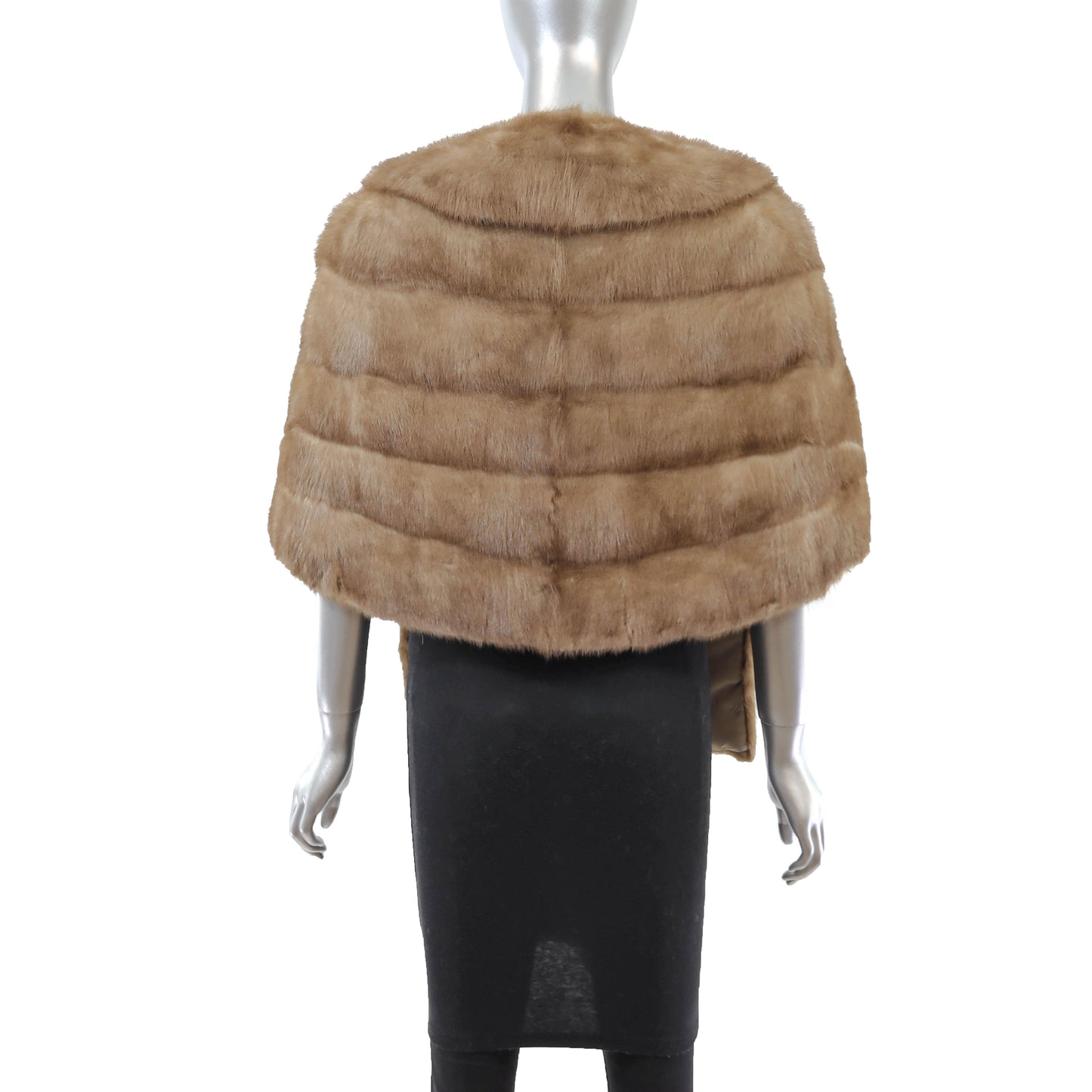Light Brown Mink Stole- Size Free
