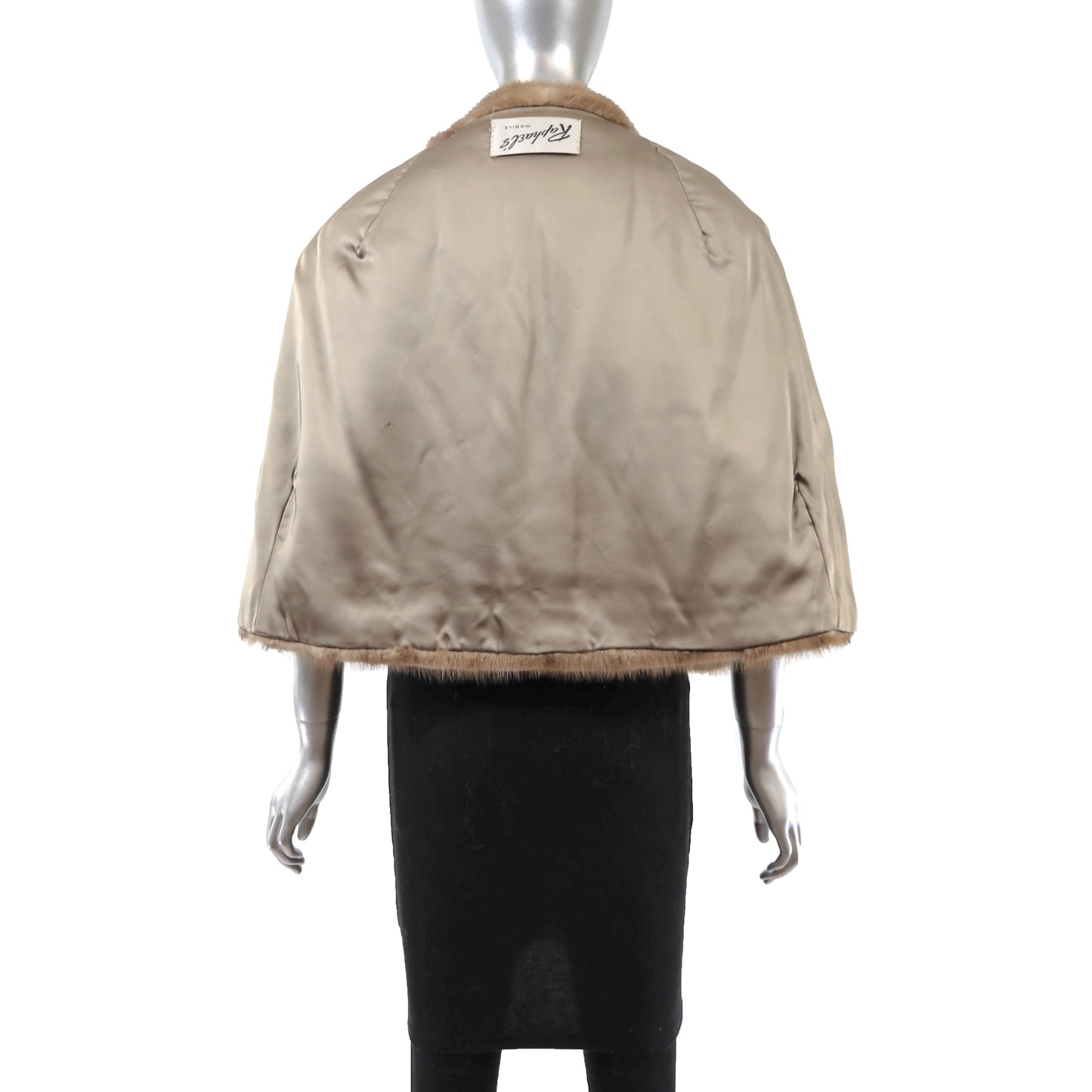 Light Brown Mink Stole- Size M