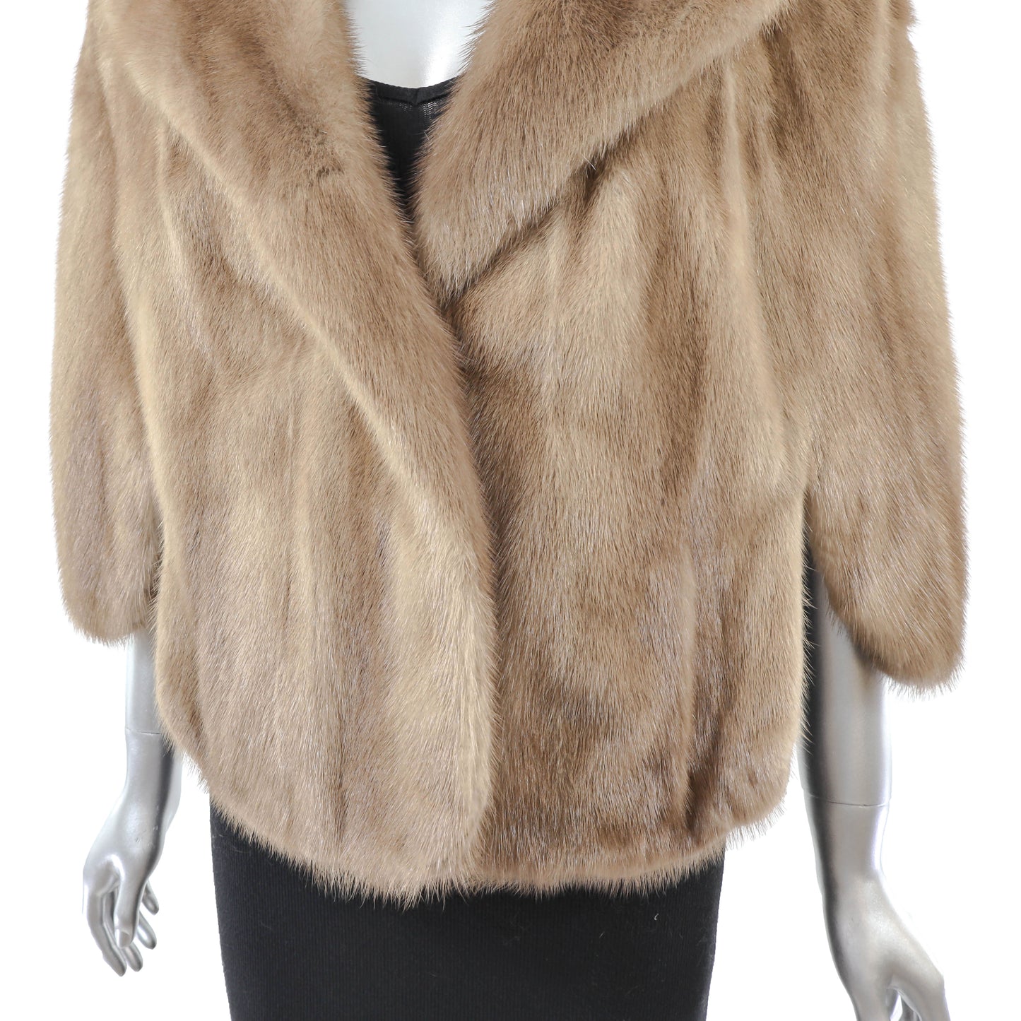 Light Brown Mink Stole- Size M