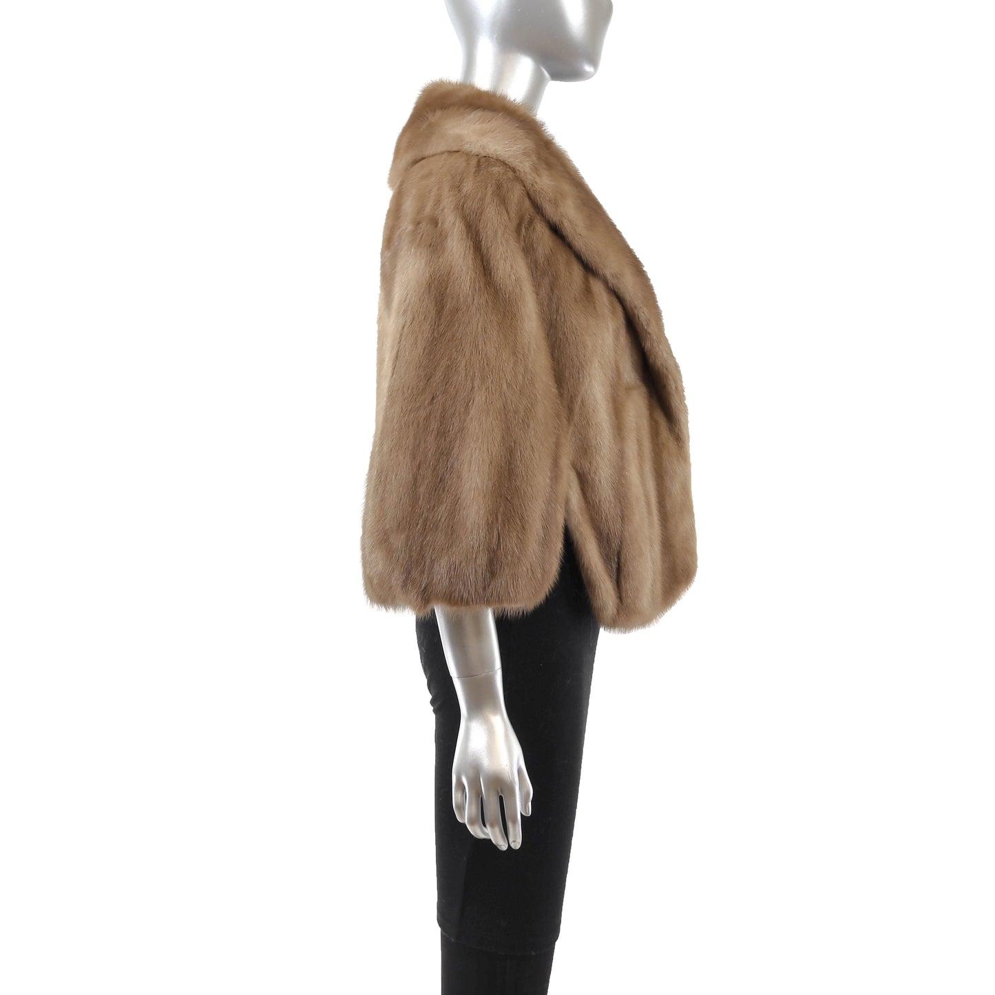 Light Brown Mink Stole- Size M