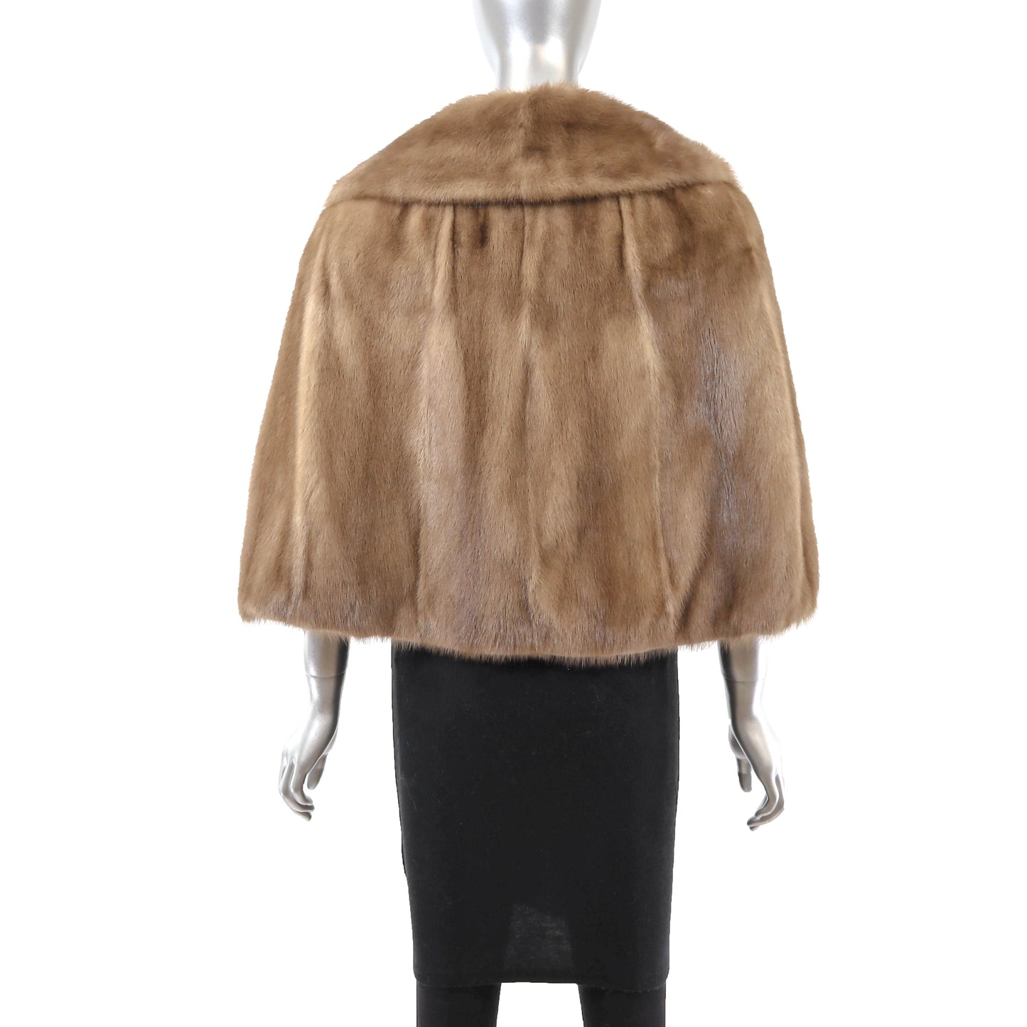 Light Brown Mink Stole- Size M