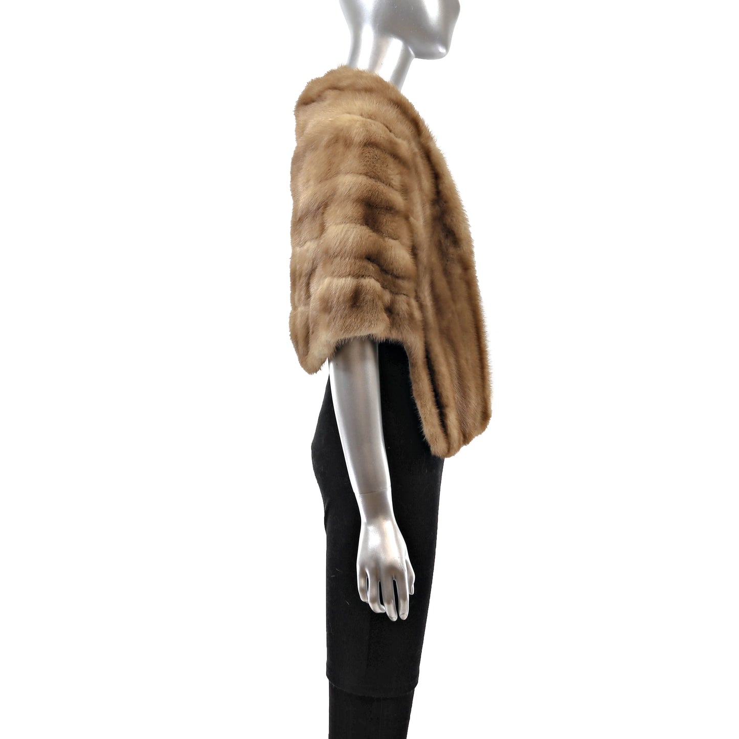 Light Brown Mink Stole- Size Free
