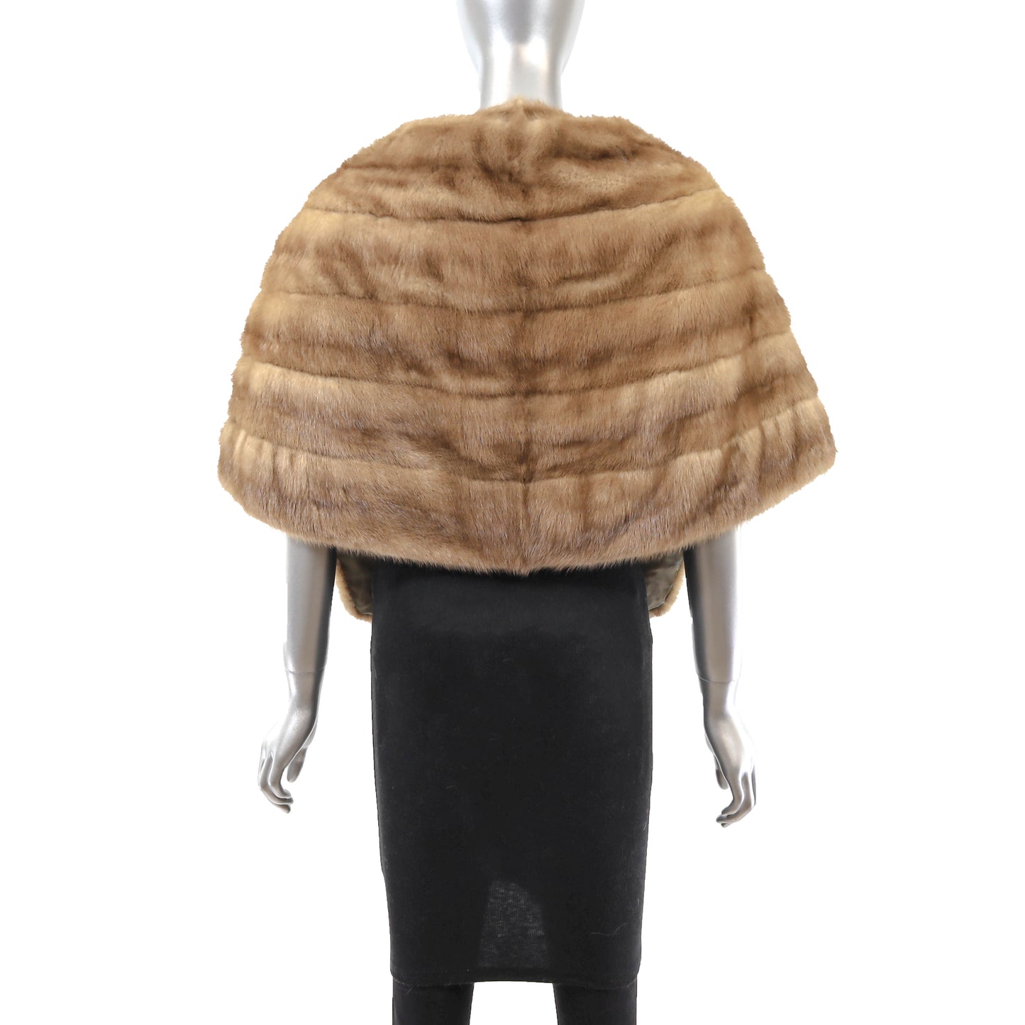 Light Brown Mink Stole- Size Free