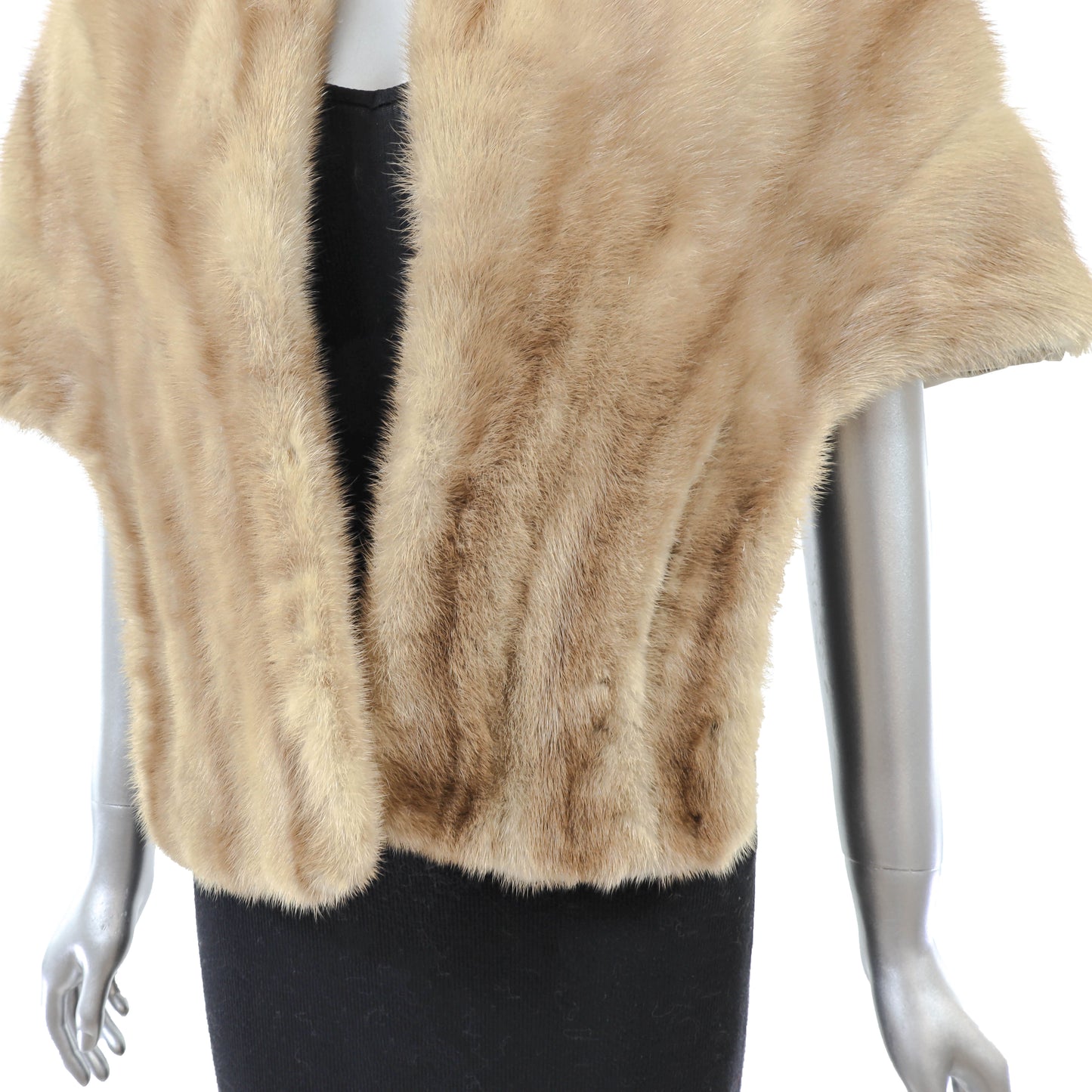 Light Brown Mink Stole- Size Free
