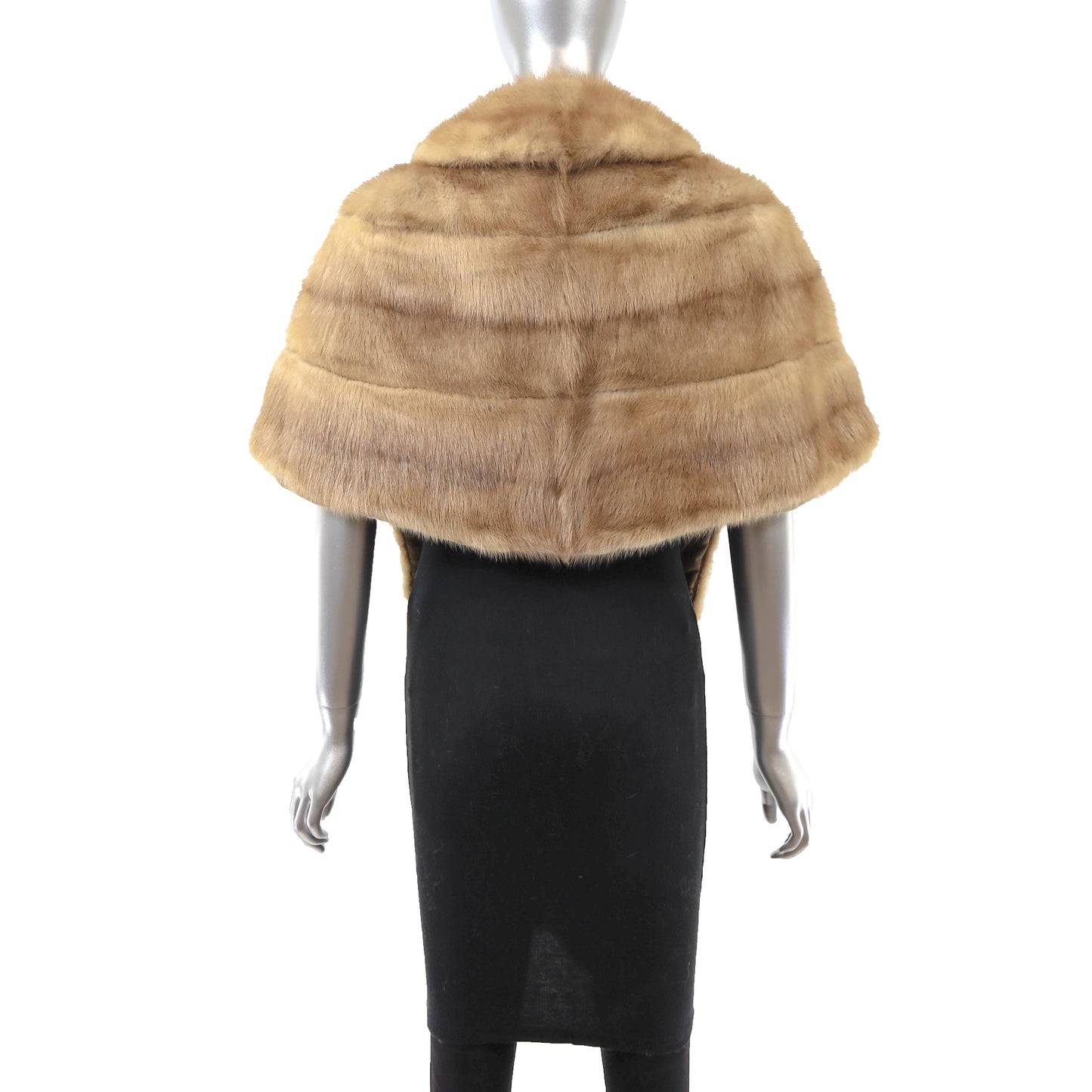 Light Brown Mink Stole- Size Free