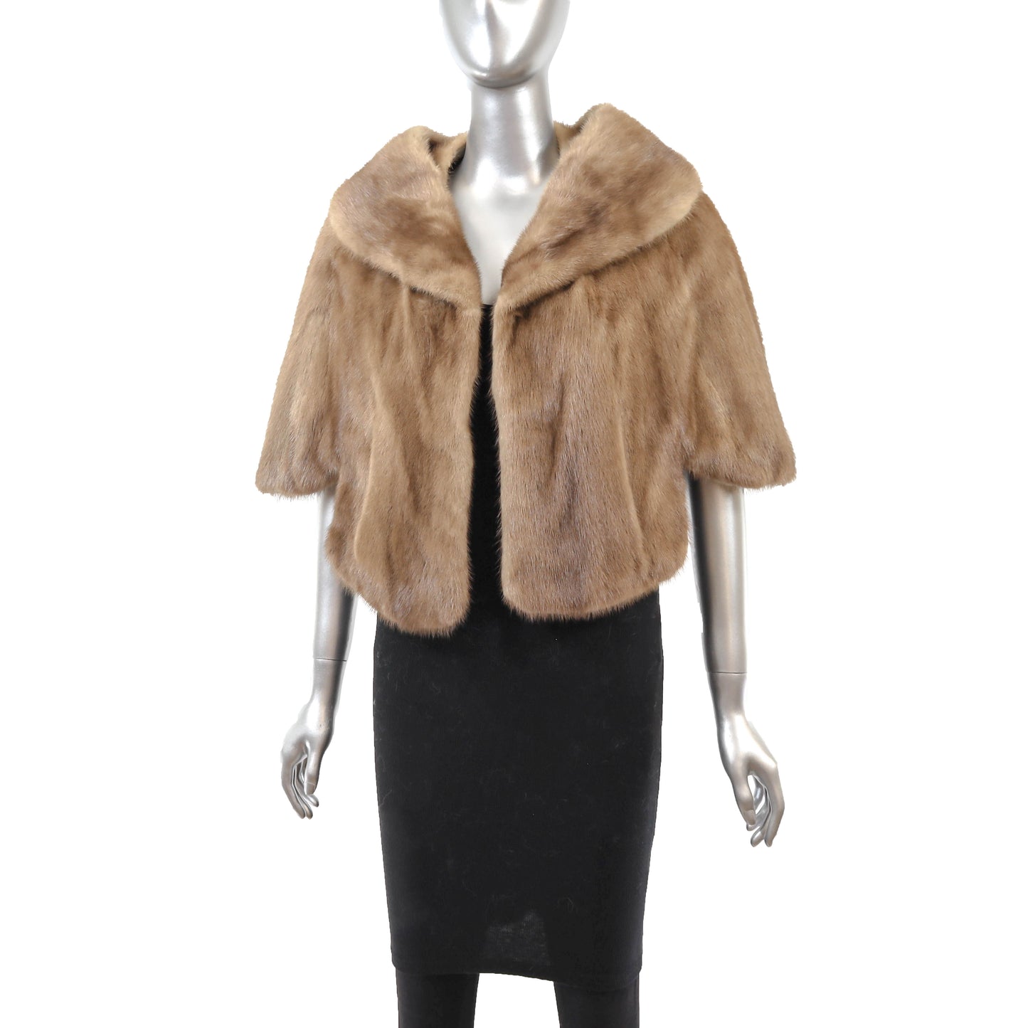 Light Brown Mink Stole- Size Free