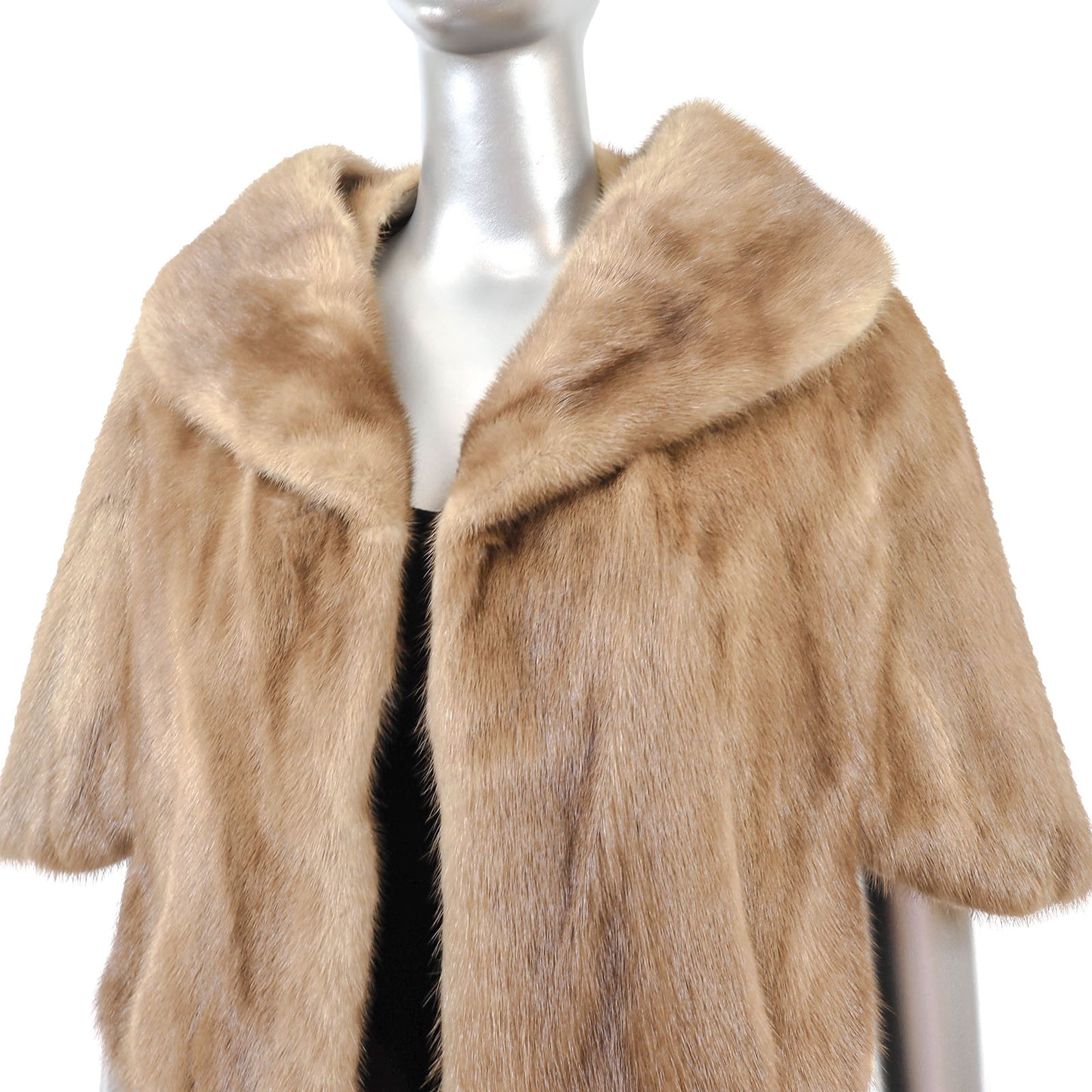 Light Brown Mink Stole- Size Free