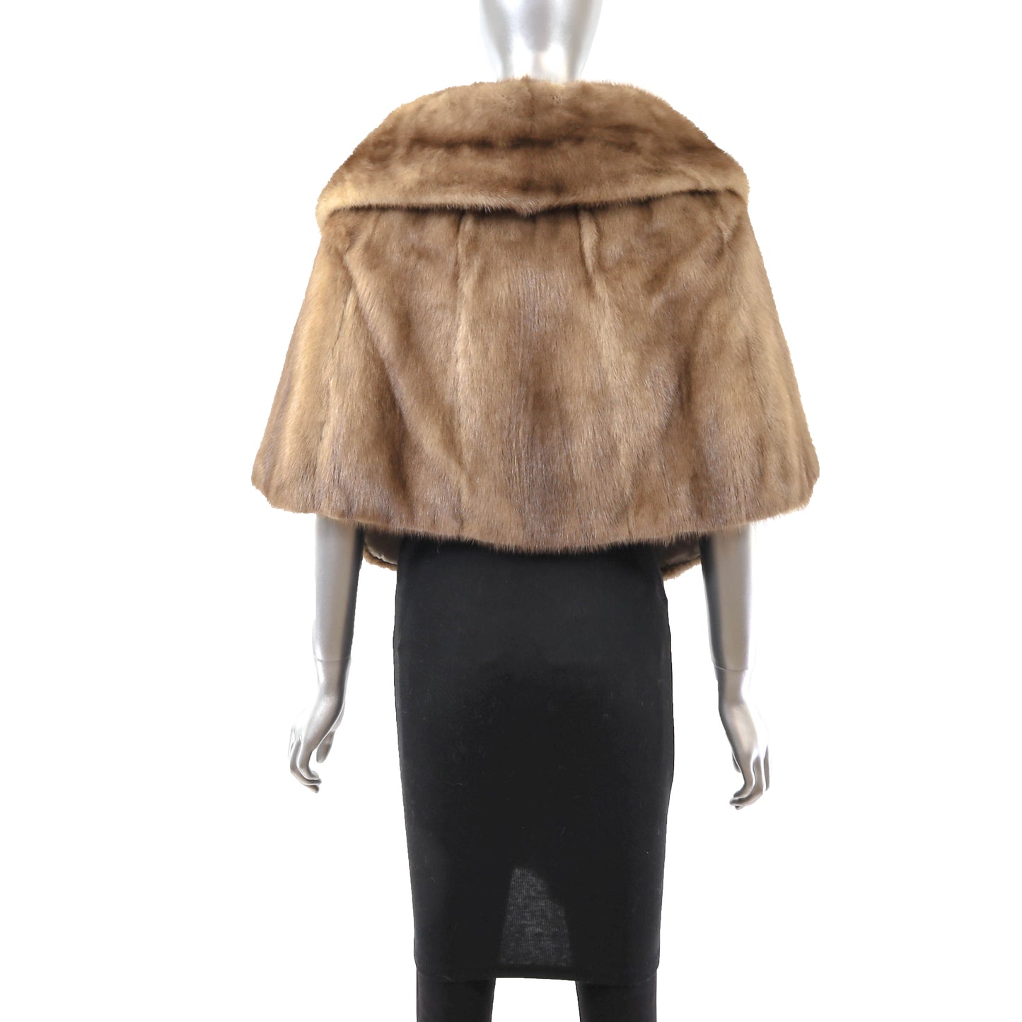Light Brown Mink Stole- Size Free