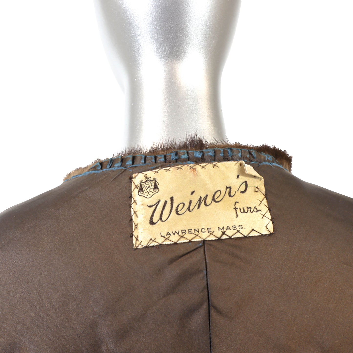 Brown Mink Stole- Size Free