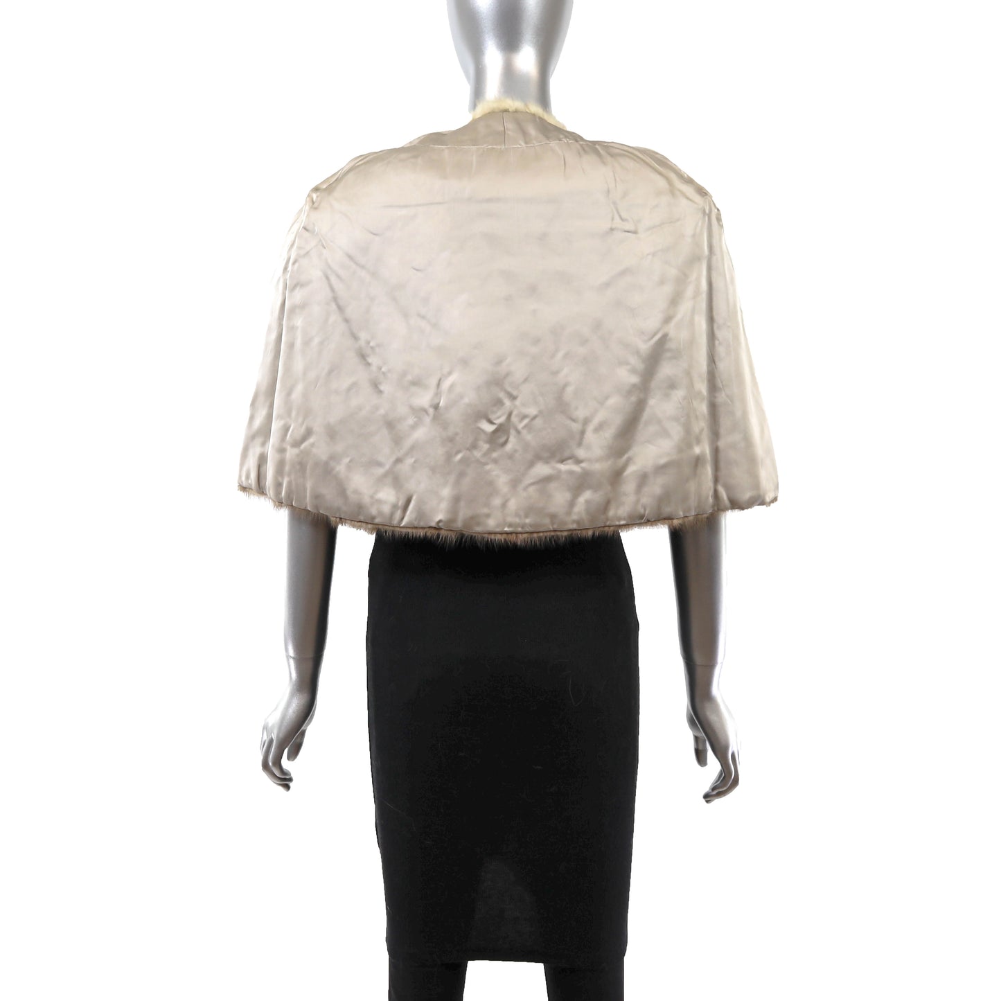 Pastel Mink Cape- Size S