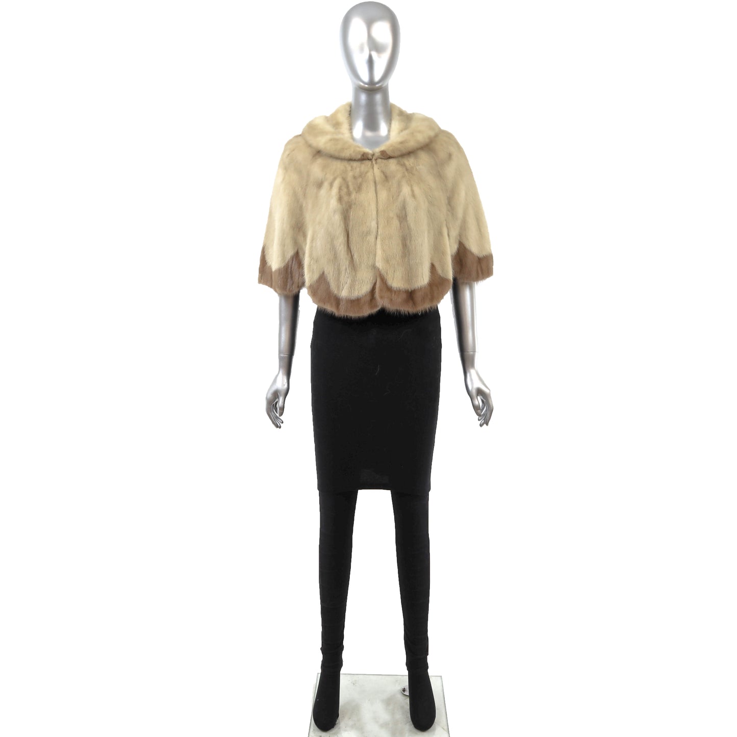 Pastel Mink Cape- Size S