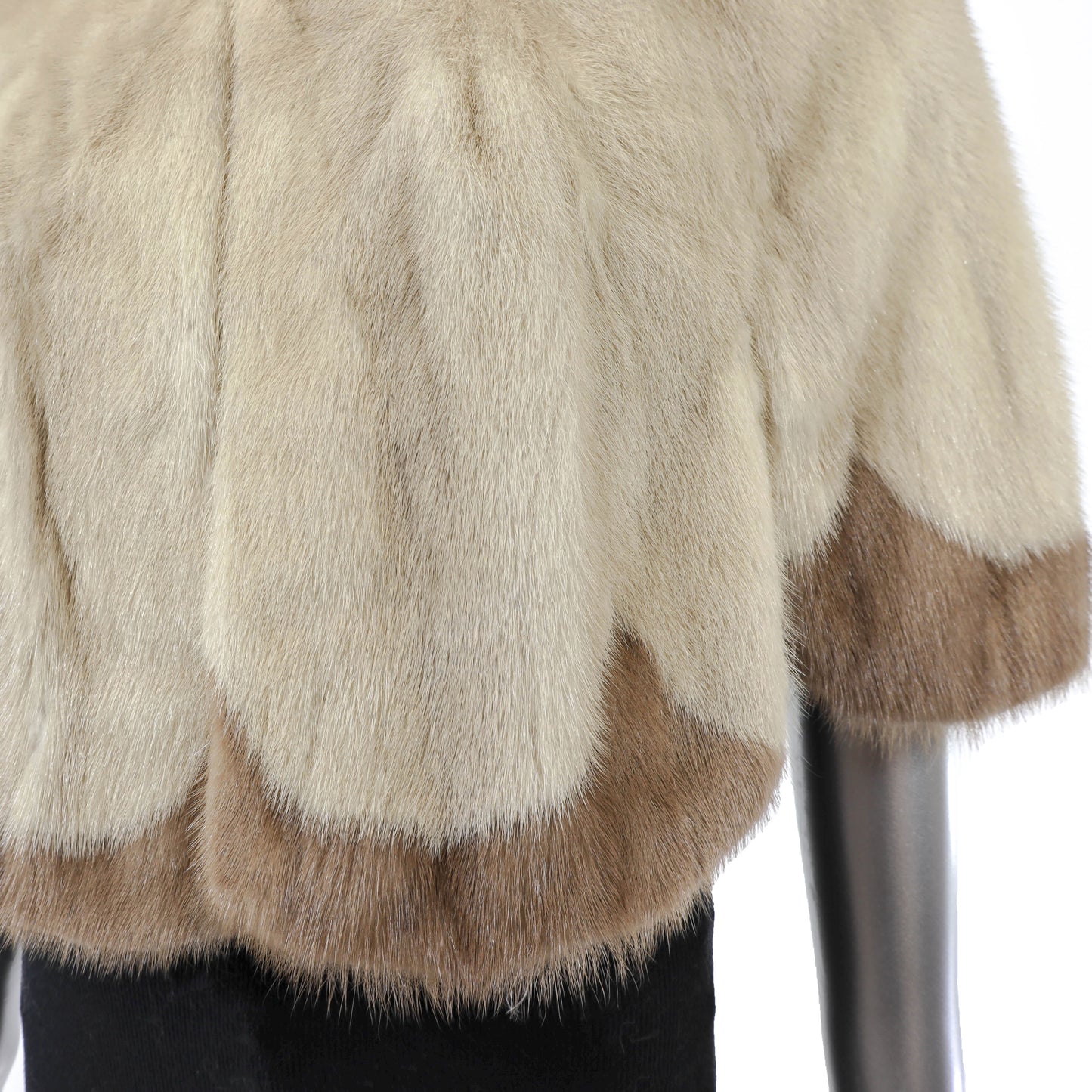 Pastel Mink Cape- Size S