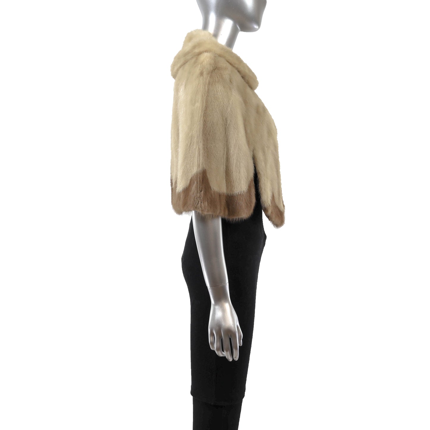 Pastel Mink Cape- Size S