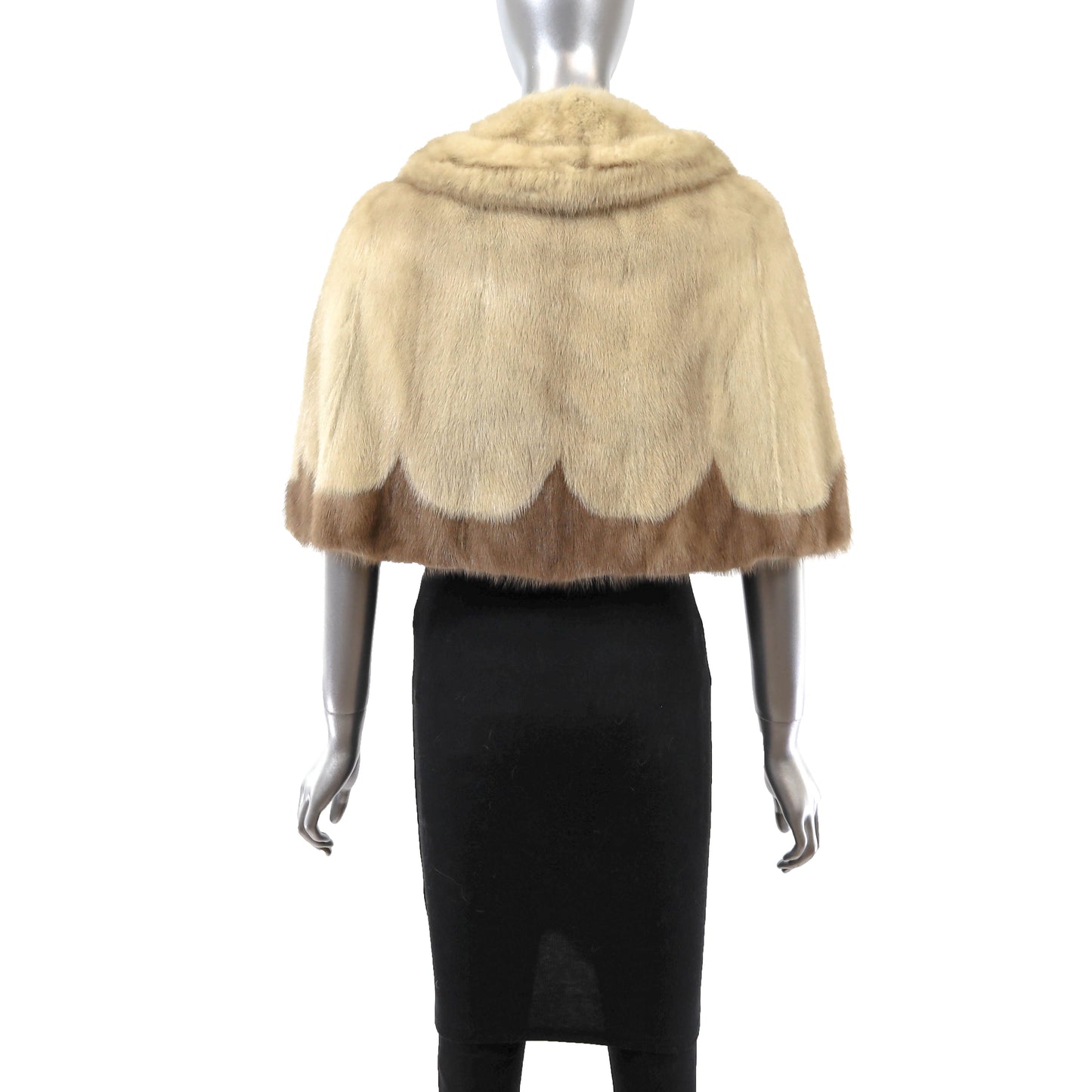 Pastel Mink Cape- Size S