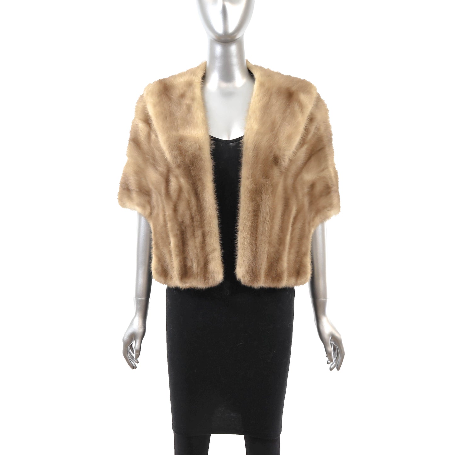 Light Brown Mink Stole- Size Free