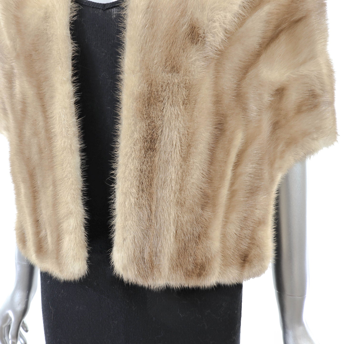 Light Brown Mink Stole- Size Free