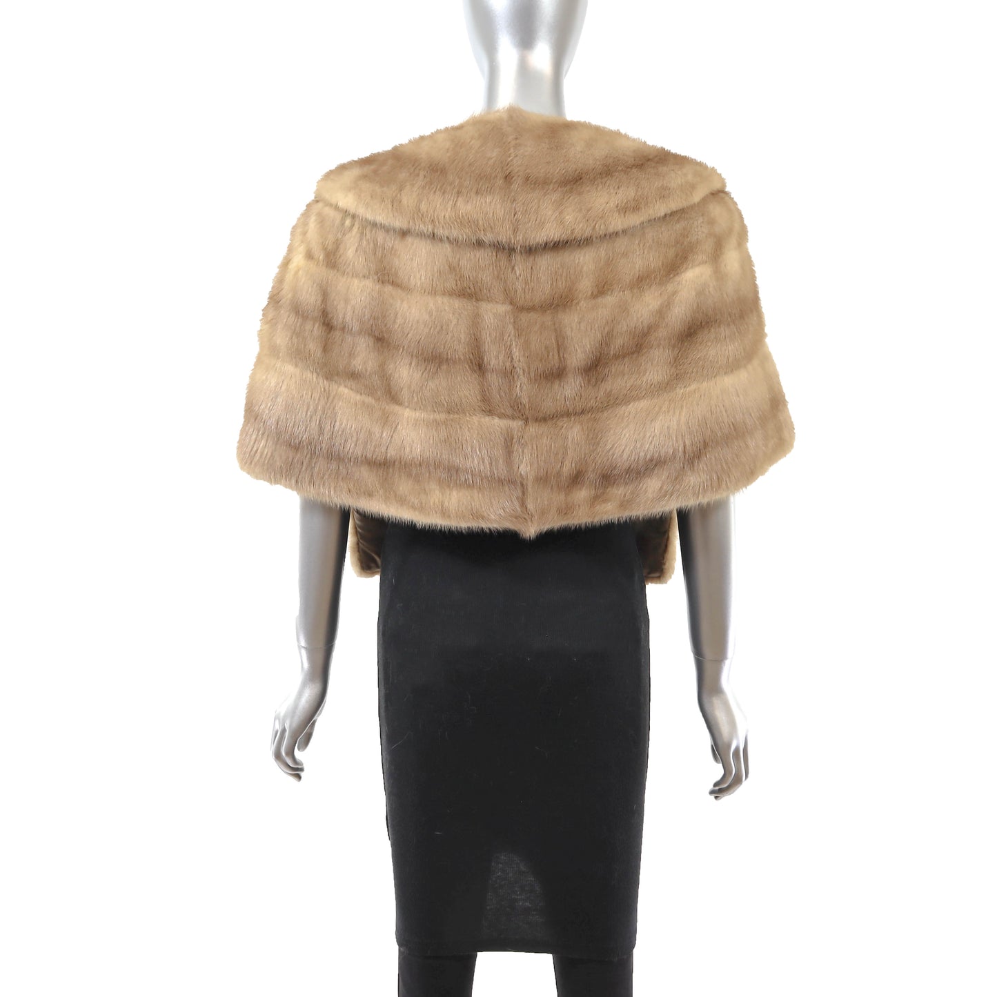 Light Brown Mink Stole- Size Free