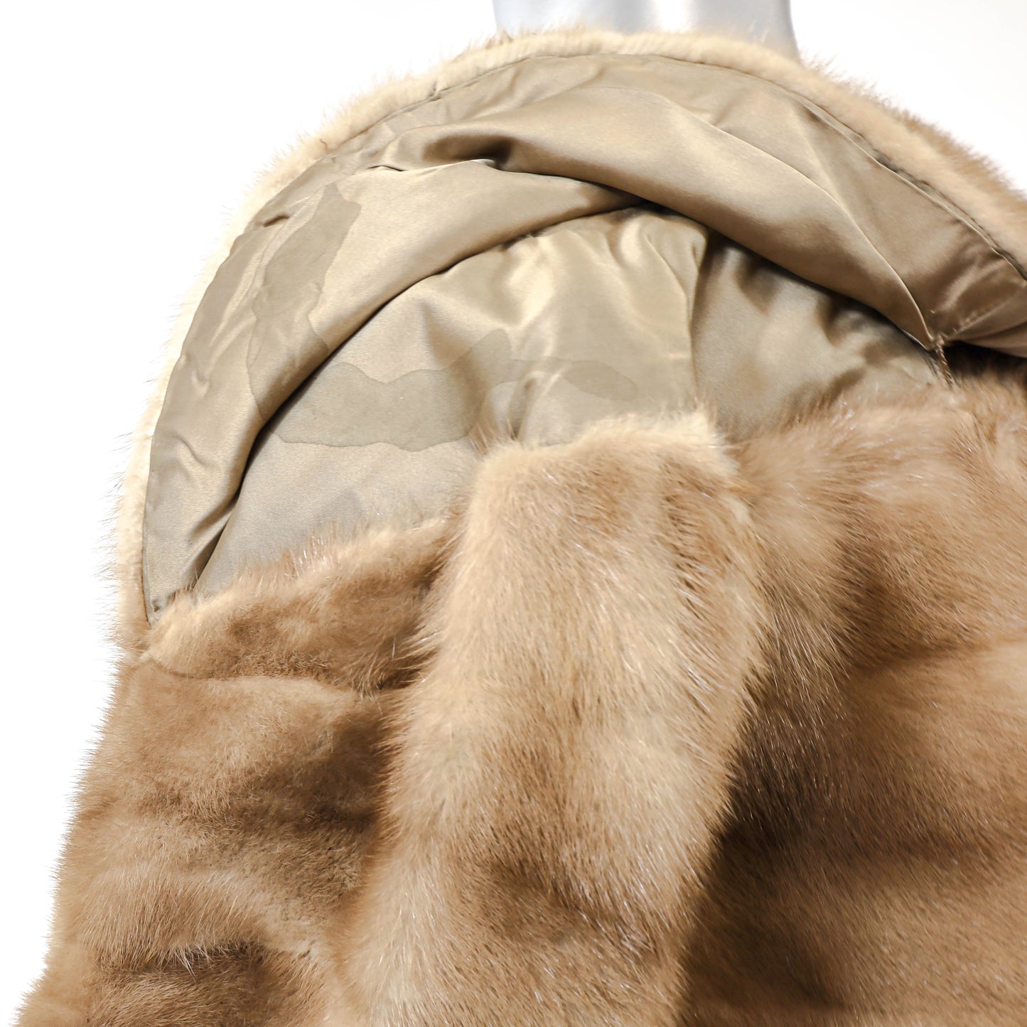 Light Brown Mink Stole- Size Free