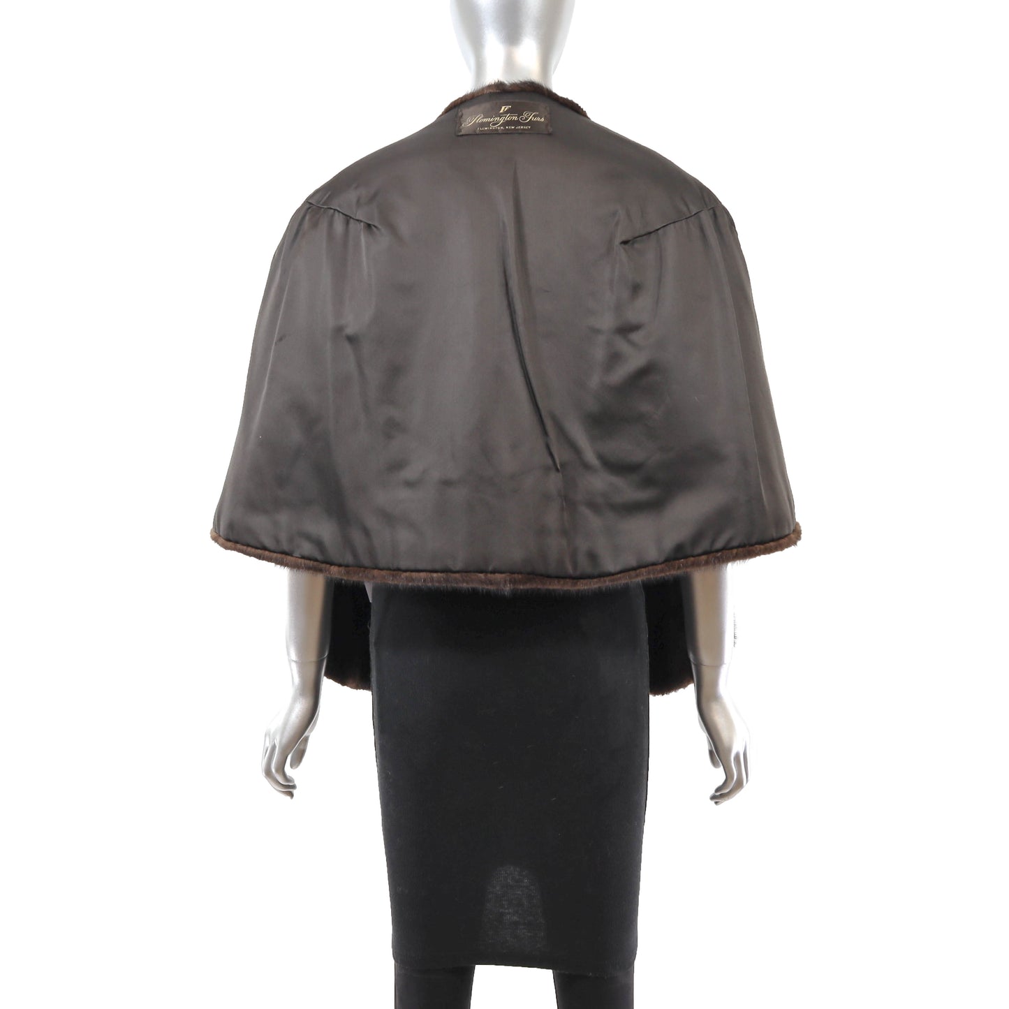 Dark Brown Mink Stole- Size Free