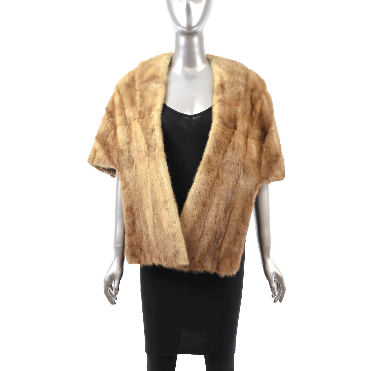 Light Brown Mink Stole- Size Free
