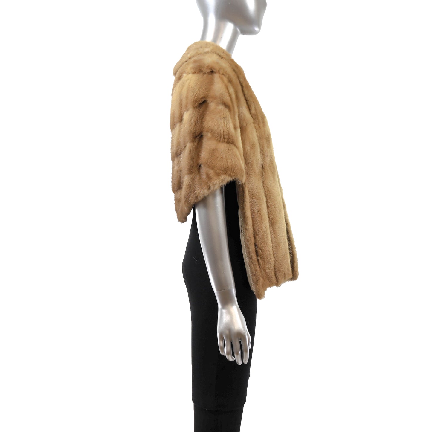 Light Brown Mink Stole- Size Free