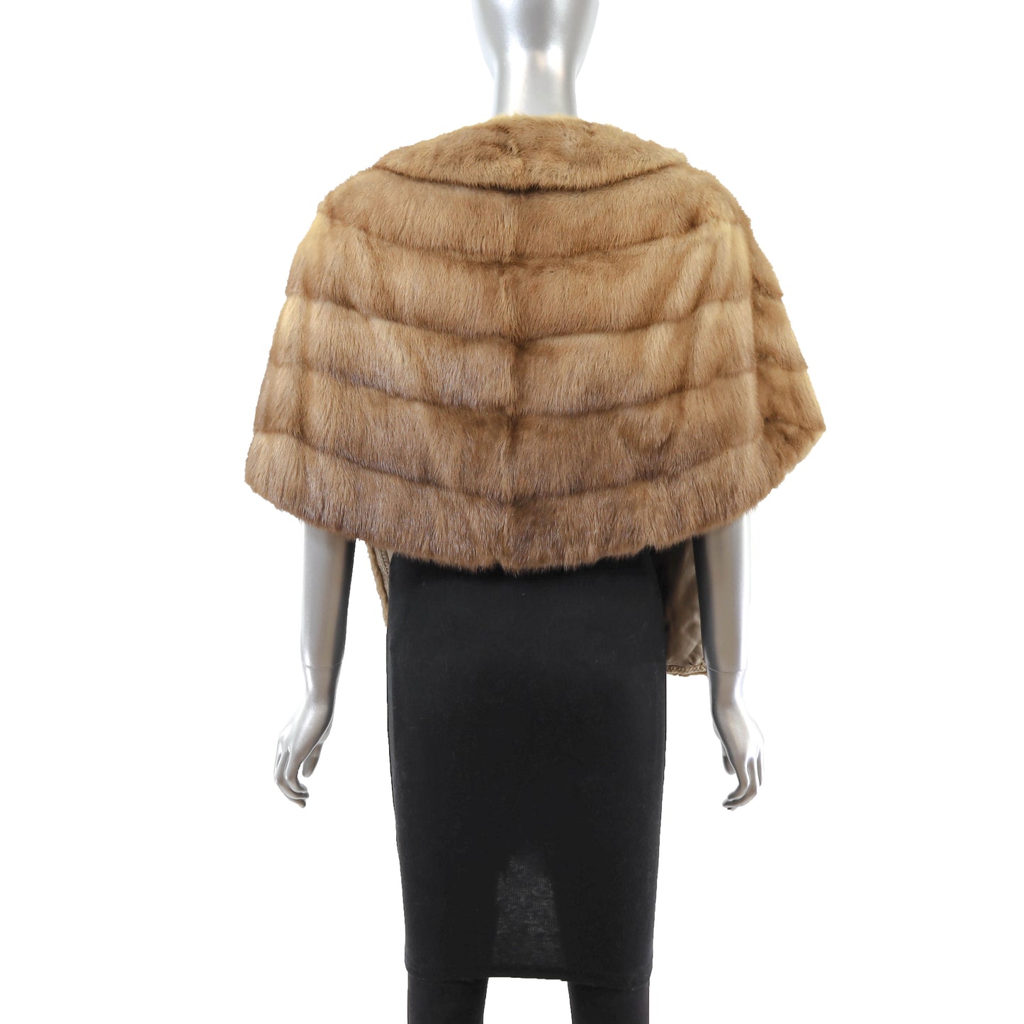 Light Brown Mink Stole- Size Free