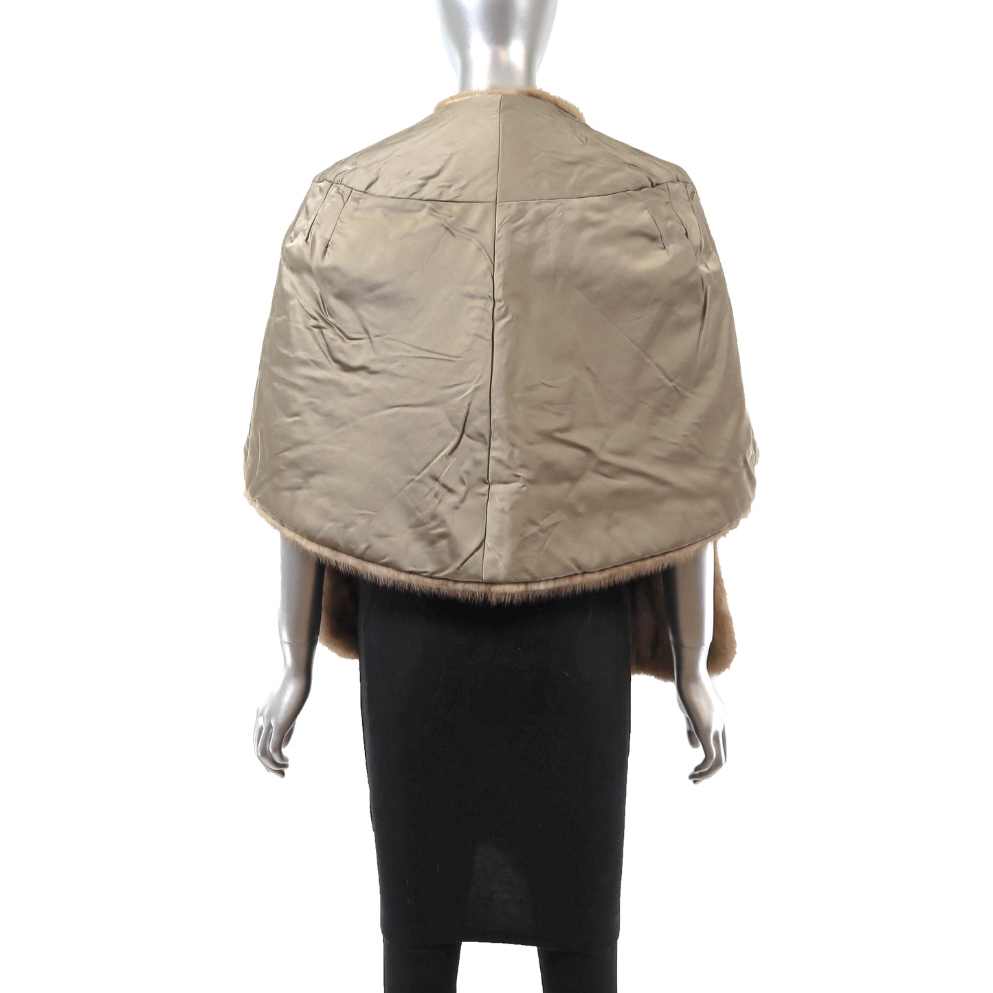 Light Brown Mink Stole- Size Free