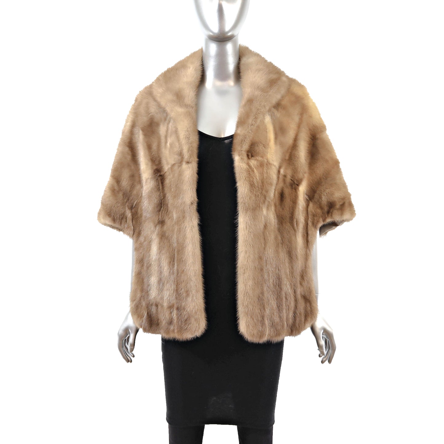 Light Brown Mink Stole- Size Free