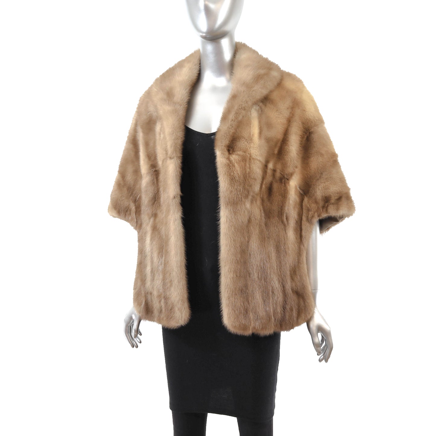 Light Brown Mink Stole- Size Free