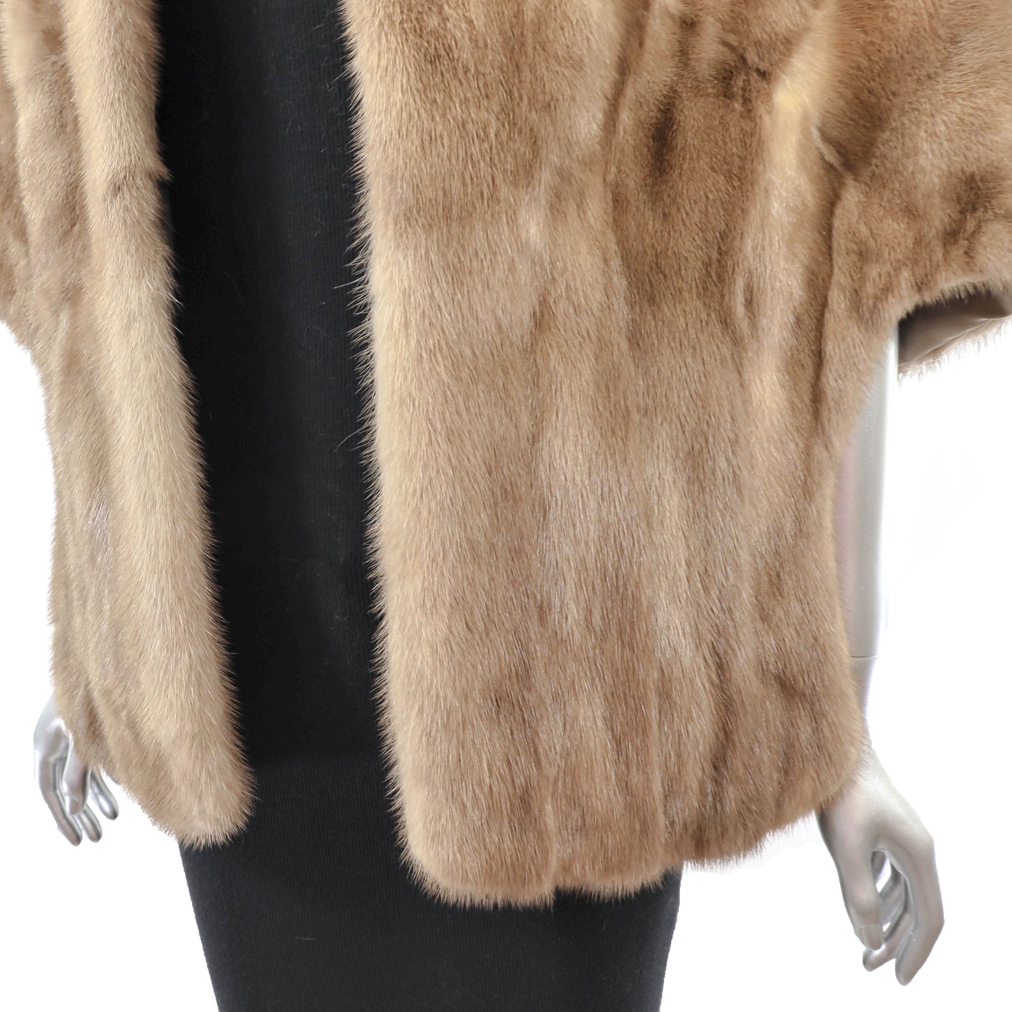 Light Brown Mink Stole- Size Free