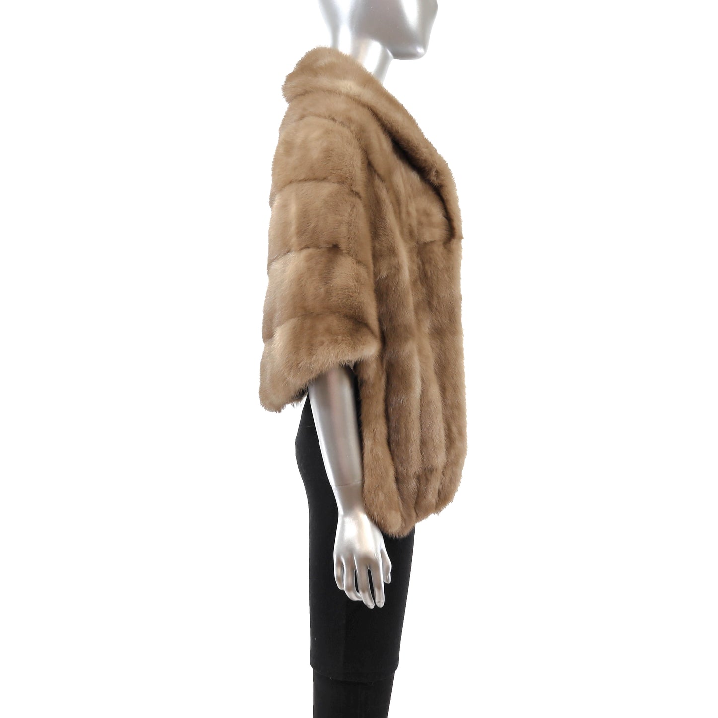 Light Brown Mink Stole- Size Free