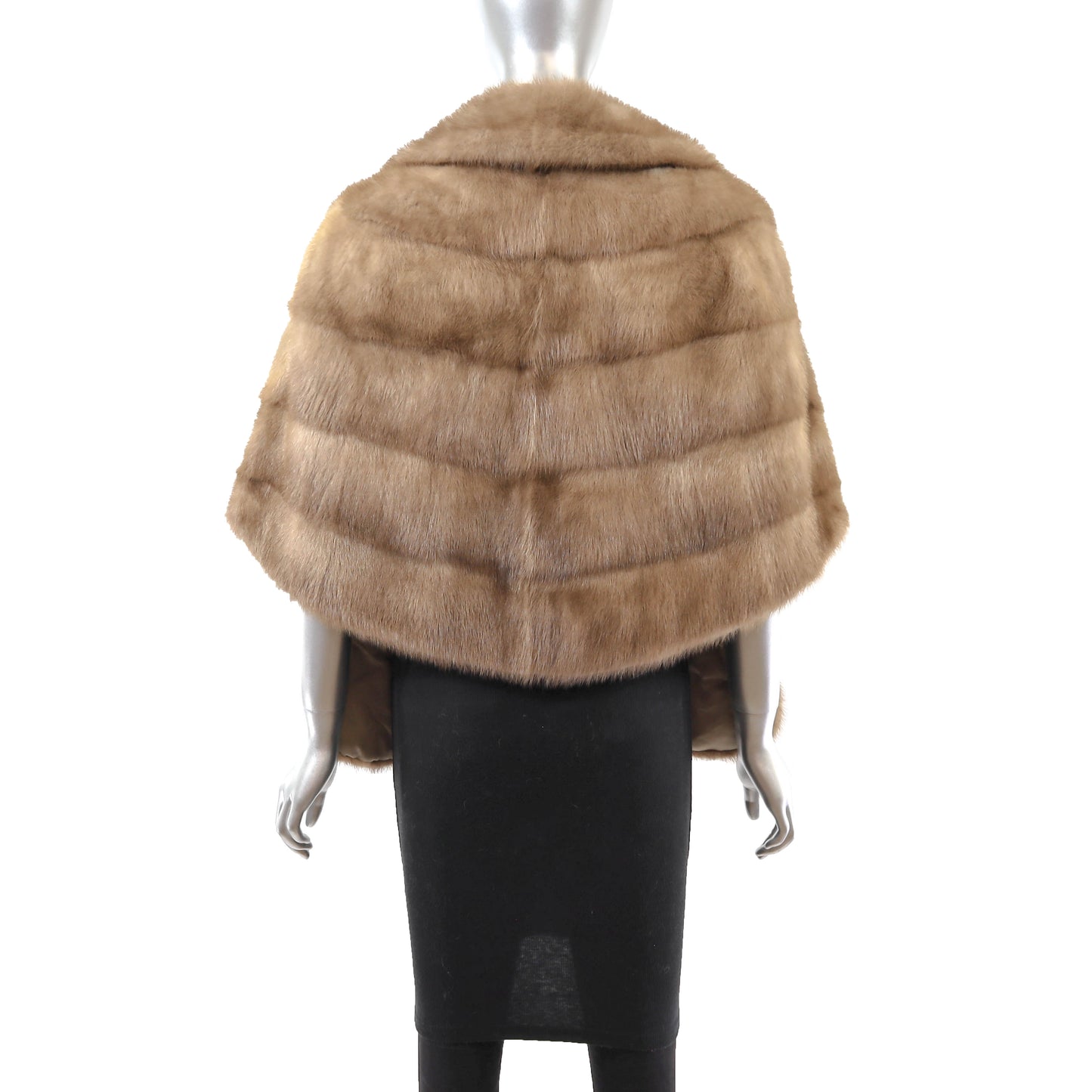 Light Brown Mink Stole- Size Free
