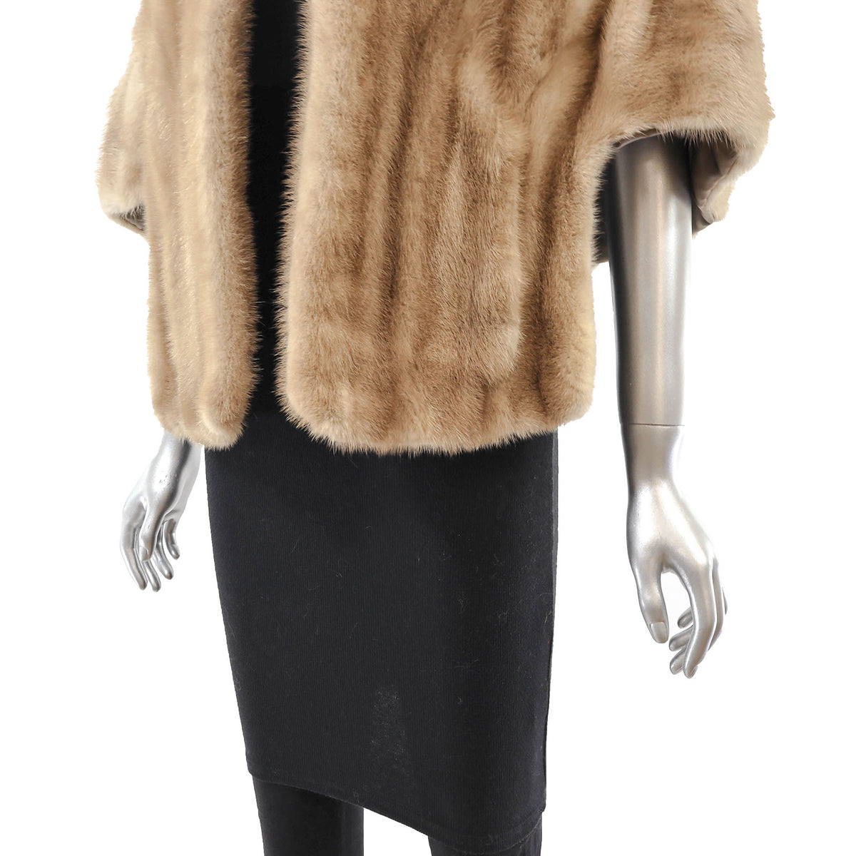 Light Brown Mink Stole- Size Free