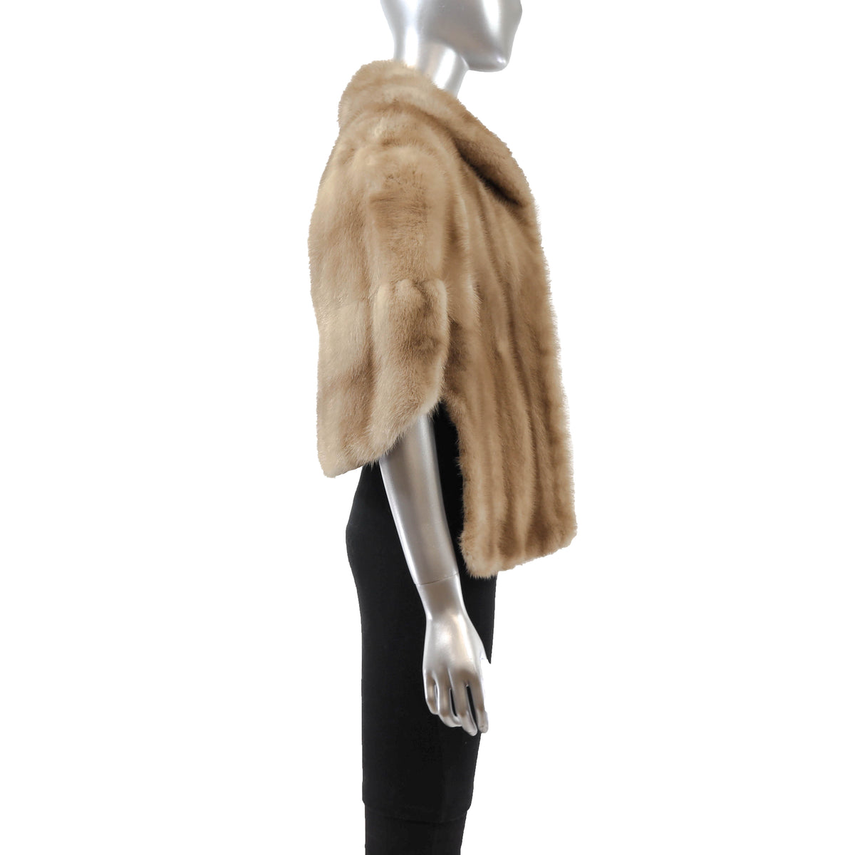 Light Brown Mink Stole- Size Free